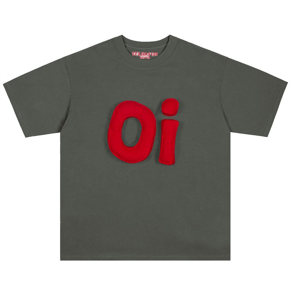 Japanese Brand × Vintage Men's hip-hop trendy loose casual letter embroidered T-shirt Size US M / EU 48-50 / 2 - 1 Thumbnail