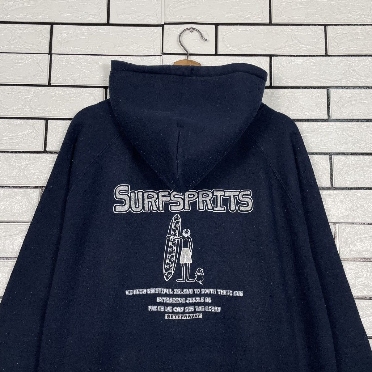 Japanese Brand Vintage La Horner Surf Spirits Pullover Hoodie Size US M / EU 48-50 / 2 - 8 Thumbnail
