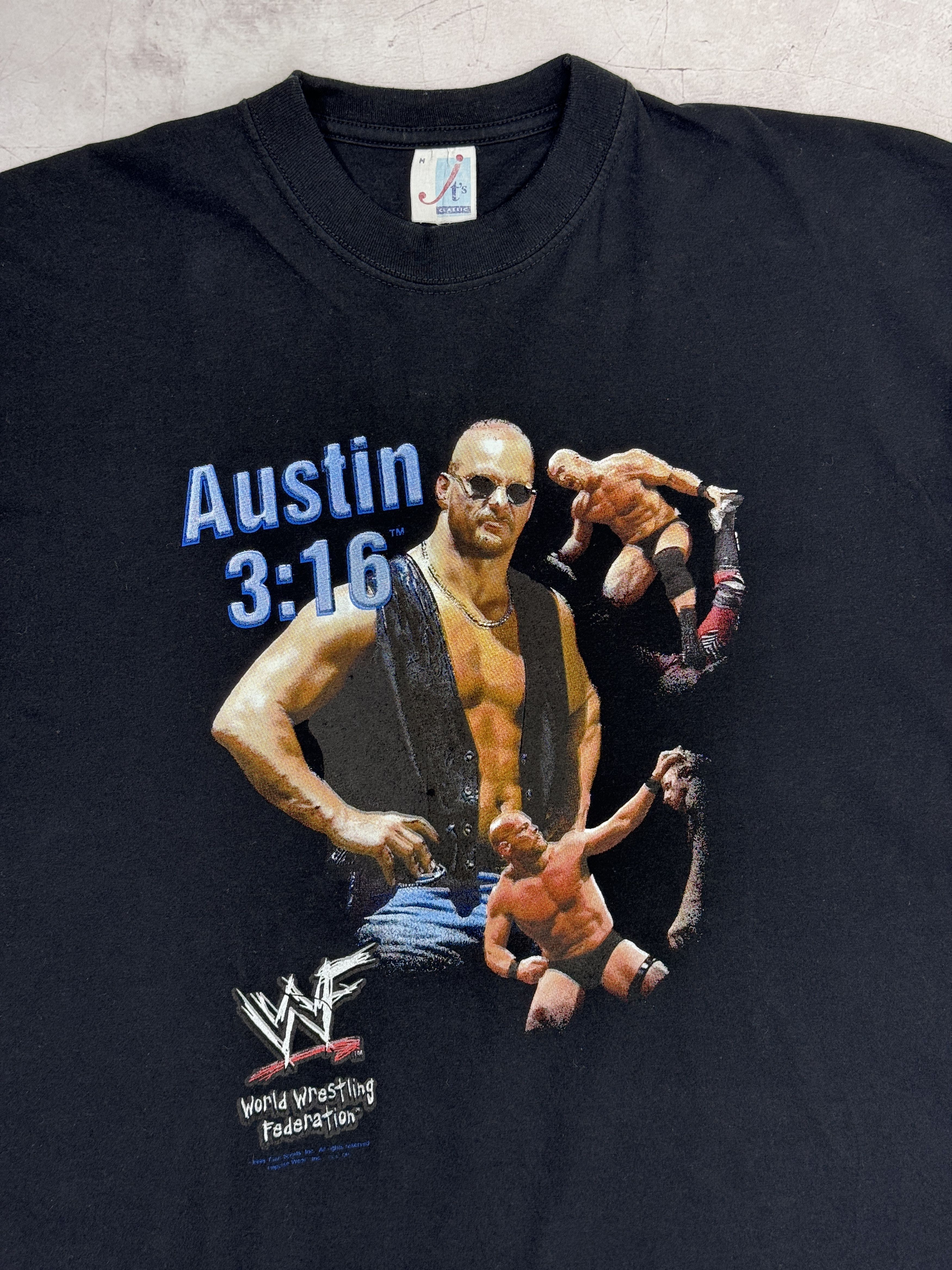 Vintage × WWE × WWF Vintage Stone Cold Steve Austin 3:16 T-Shirt 1998 WWF WWE Size US M / EU 48-50 / 2 - 3 Thumbnail