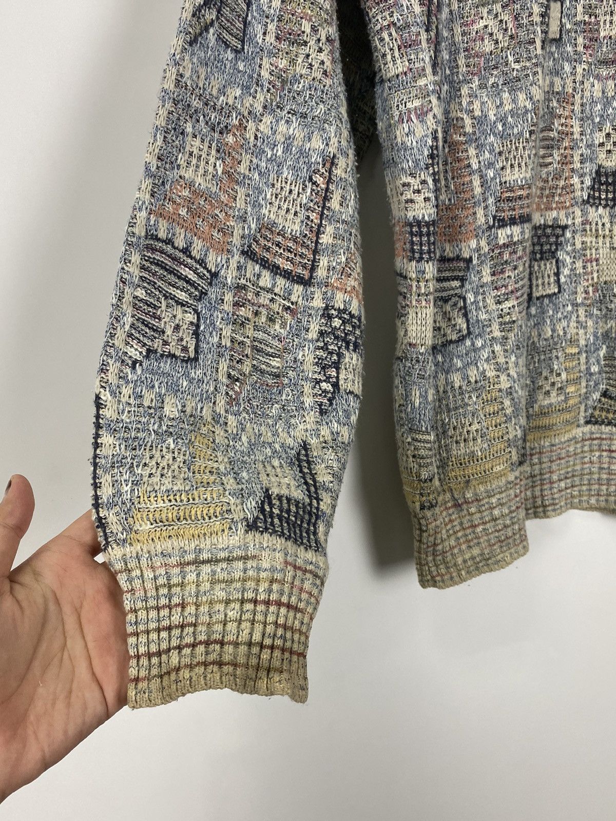 Japanese Brand Vintage Bel Bello Farsi Knit Sweater Size L / US 10 / IT 46 - 7 Thumbnail