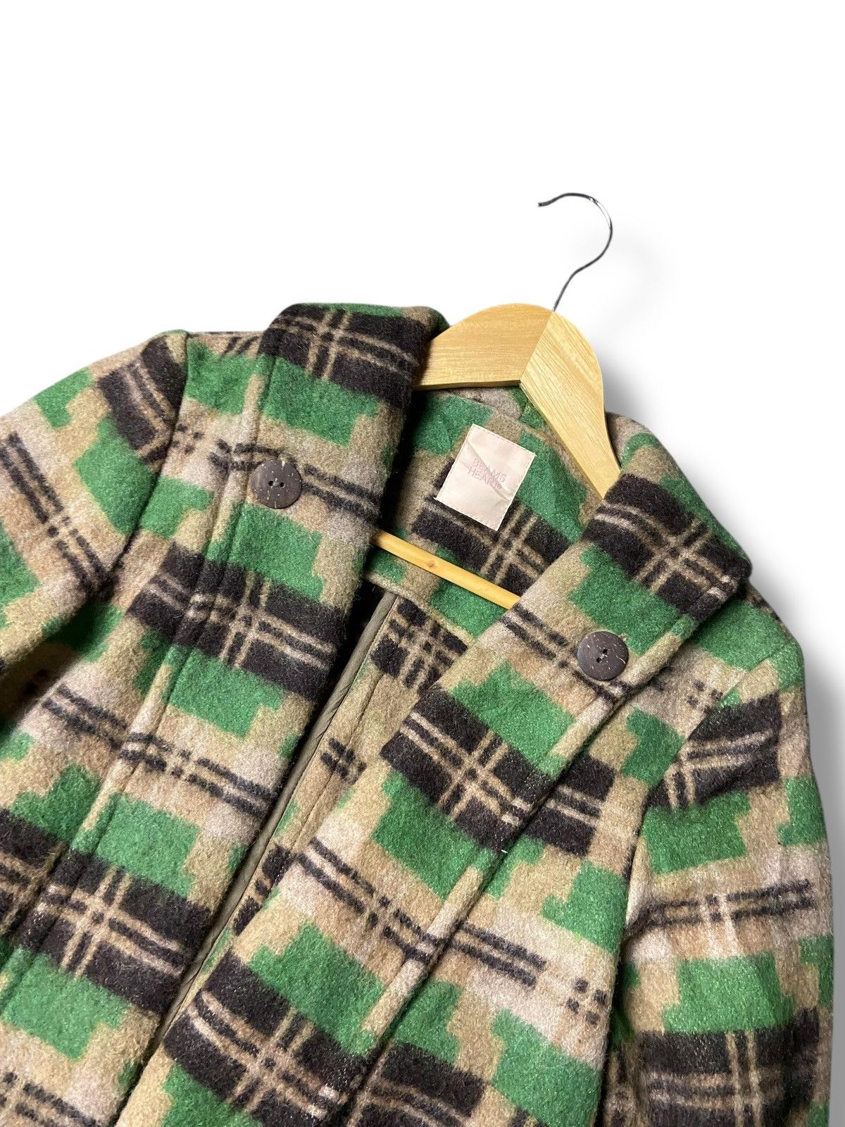 Beams Japan Beams Heart Native American Pattern Wool Peacoat (169) Size US XS / EU 42 / 0 - 3 Thumbnail