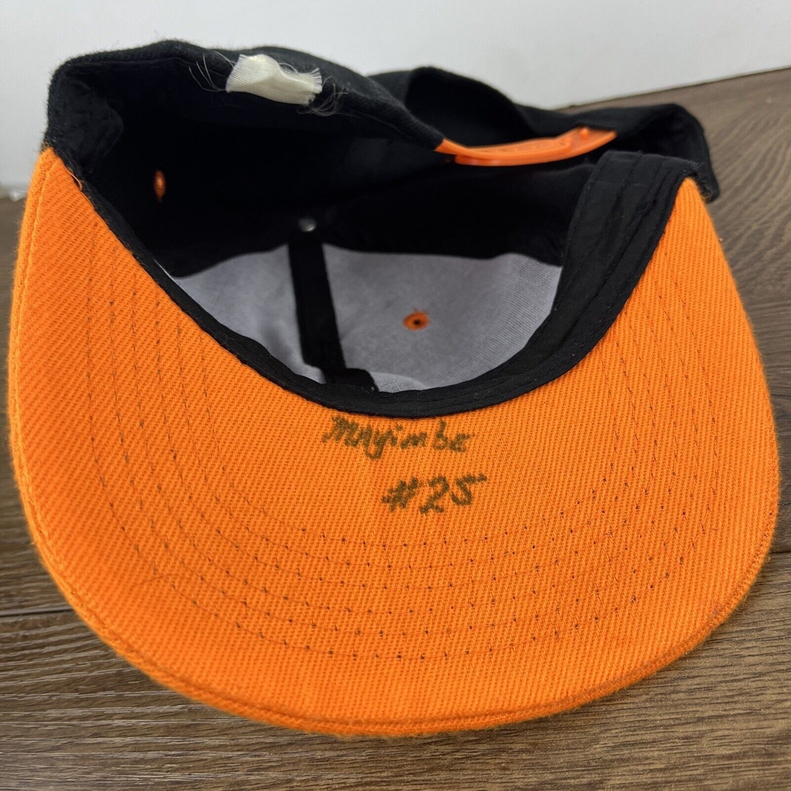 Other Black Orange Baseball Hat Adjustable Adult Size Hat Black Ca Size ONE SIZE - 14 Thumbnail