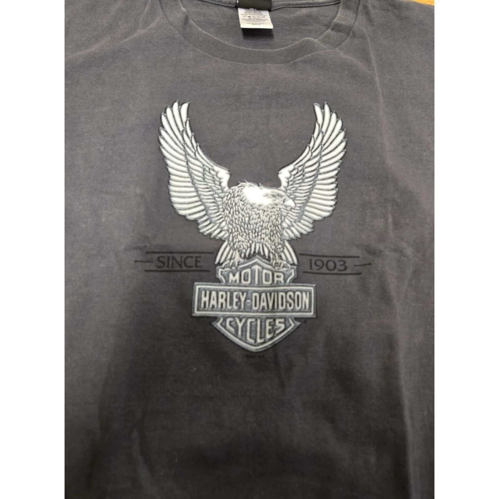 Harley Davidson Harley-Davidson Shirt Men XL Gray Sleeveless Graphic Print Brunswick Georgia Crew Neck Golden Isles Size US XL / EU 56 / 4 - 2 Thumbnail