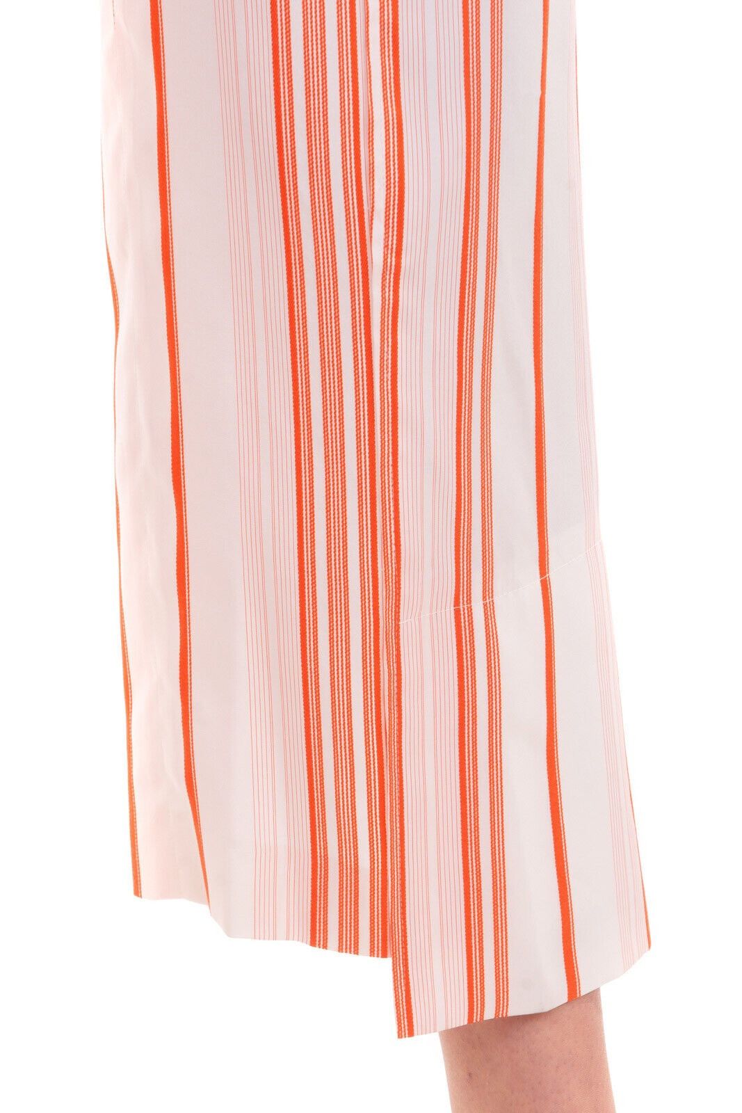 Jil Sander Jil Sander Silk Trousers Striped Cropped Made In Italy Size 30" / US 8 / IT 44 - 5 Thumbnail