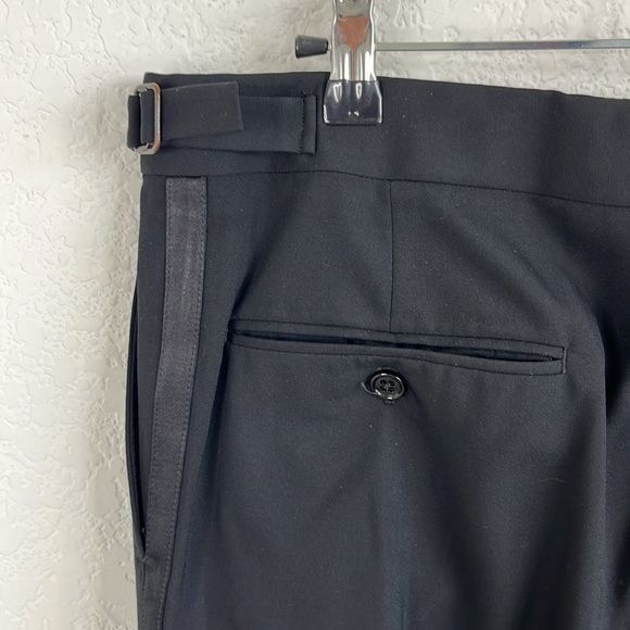 Ralph Lauren Black Label Palrh Lauren Black Label Wool 2 Pc Tuxedo Suit Evening Cockt Size 40S - 9 Thumbnail