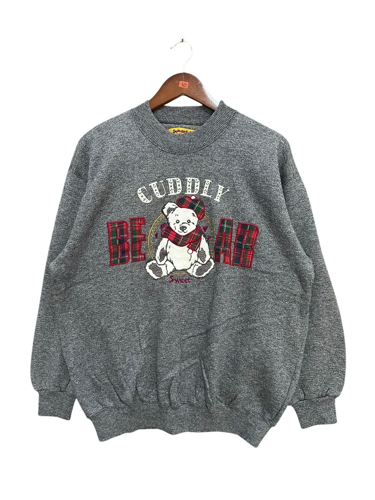 Japanese Brand Vintage Cuddly Bear Sweatshirt Size US M / EU 48-50 / 2 - 1 Thumbnail