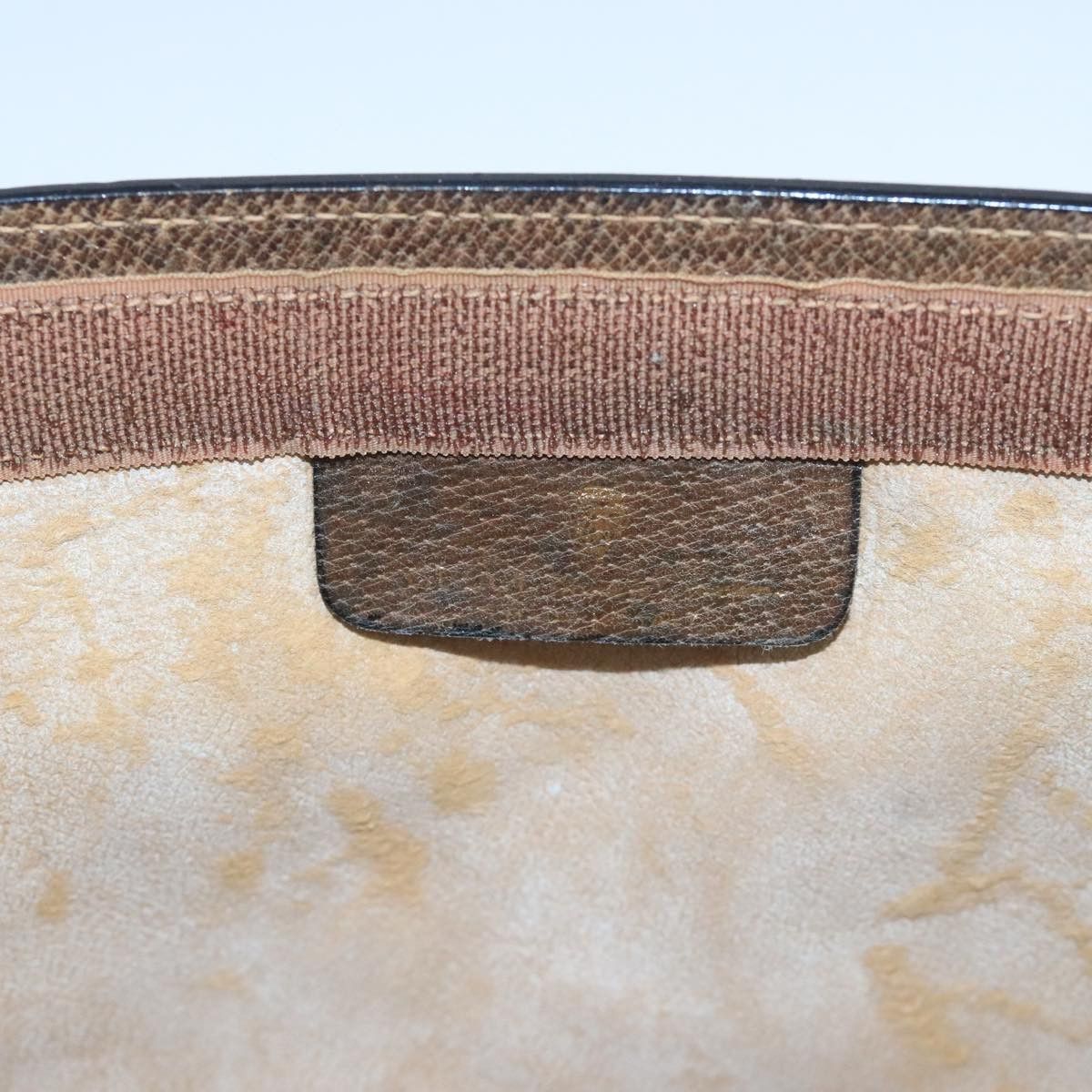 Gucci GUCCI GG Supreme Web Sherry Line Clutch Bag Pvc Beige Red Size ONE SIZE - 8 Thumbnail