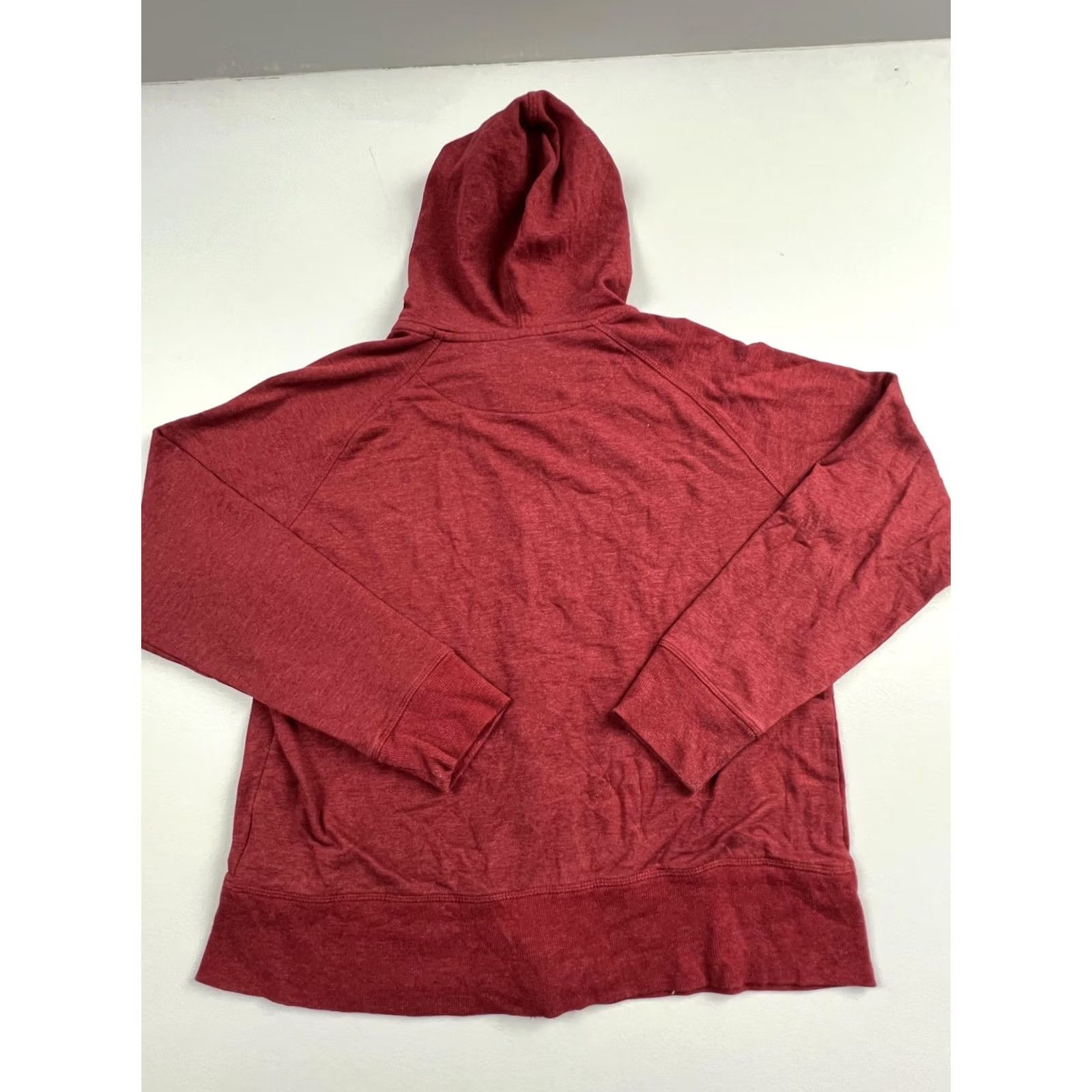 Eddie Bauer Eddie Bauer Hoodie Womens Large Red Full Zip Fleece Pockets Raglan Crew Neck Casual Fall Sweatshirt Size L / US 10 / IT 46 - 2 Thumbnail