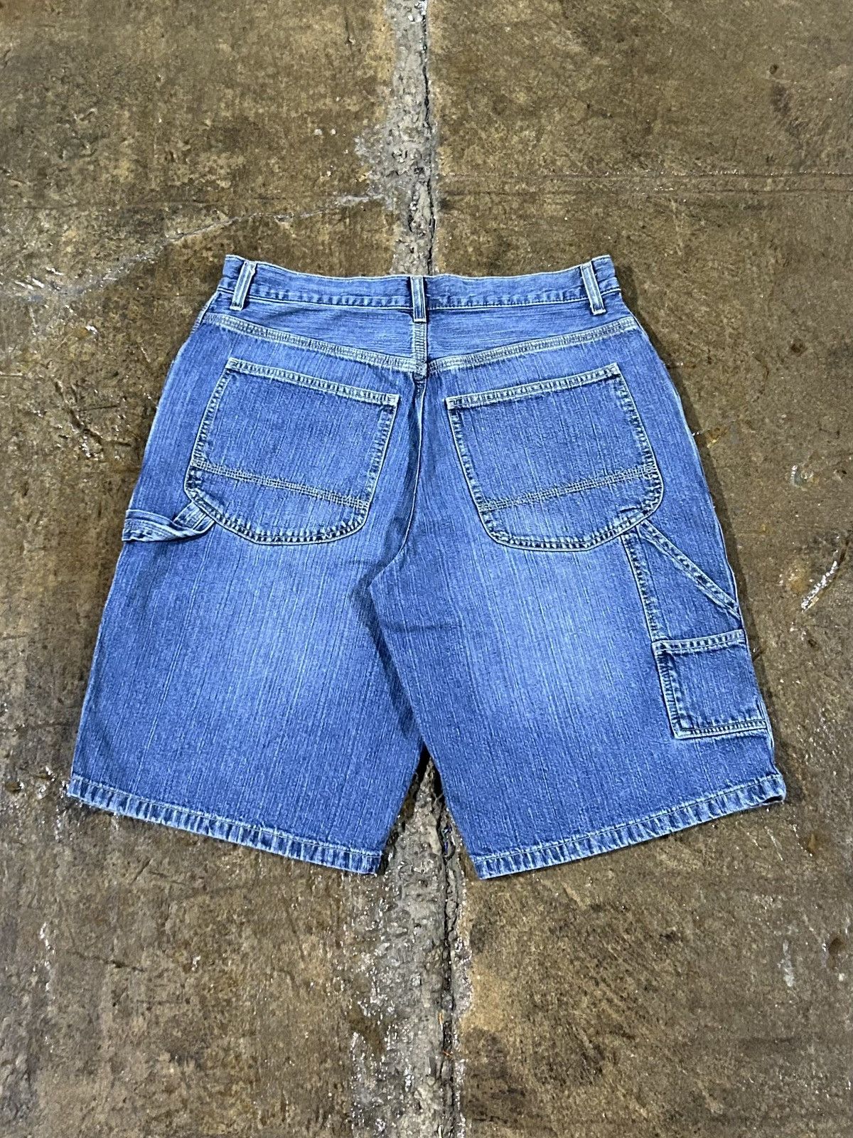 Carhartt × JNCO × Vintage Crazy Y2K Baggy Carpenter Jorts JNCO Baggy Skater Shorts Size US 33 - 1 Thumbnail