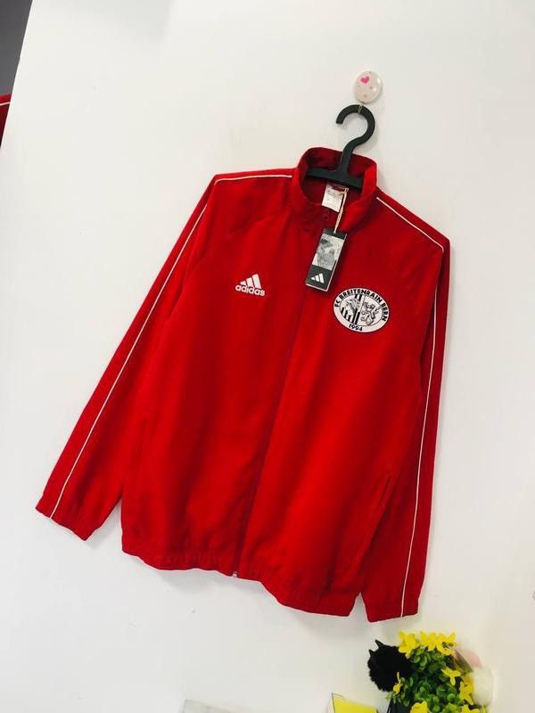 Adidas Adidas FC Breitenrain Bern 1994 Red Track Jacket Vintage, M Size US M / EU 48-50 / 2 - 1 Thumbnail