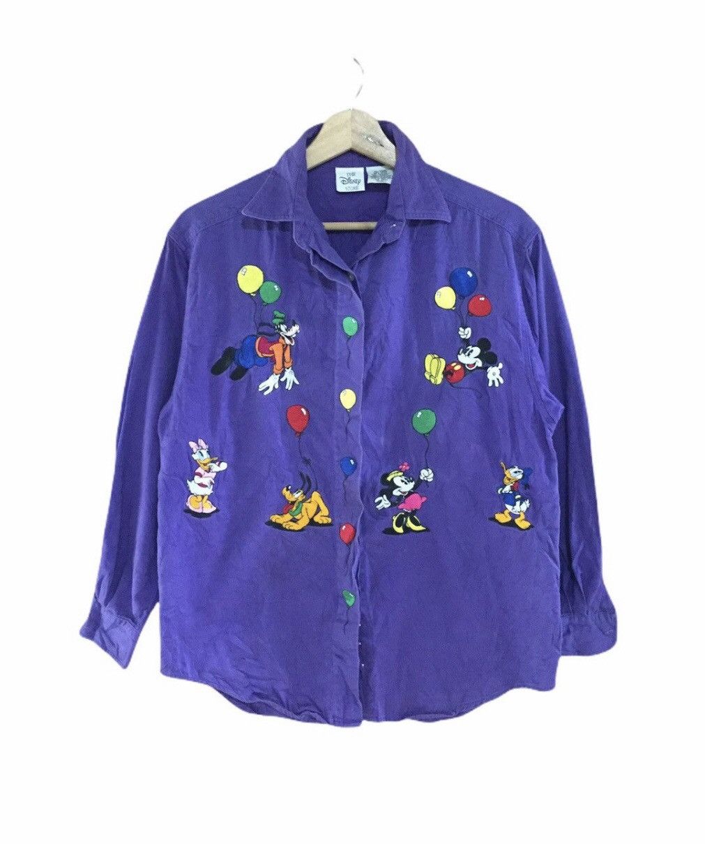 Cartoon Network × Disney Vintage Disney Shirt Button-Up Long Sleeve Size US M / EU 48-50 / 2 - 1 Thumbnail