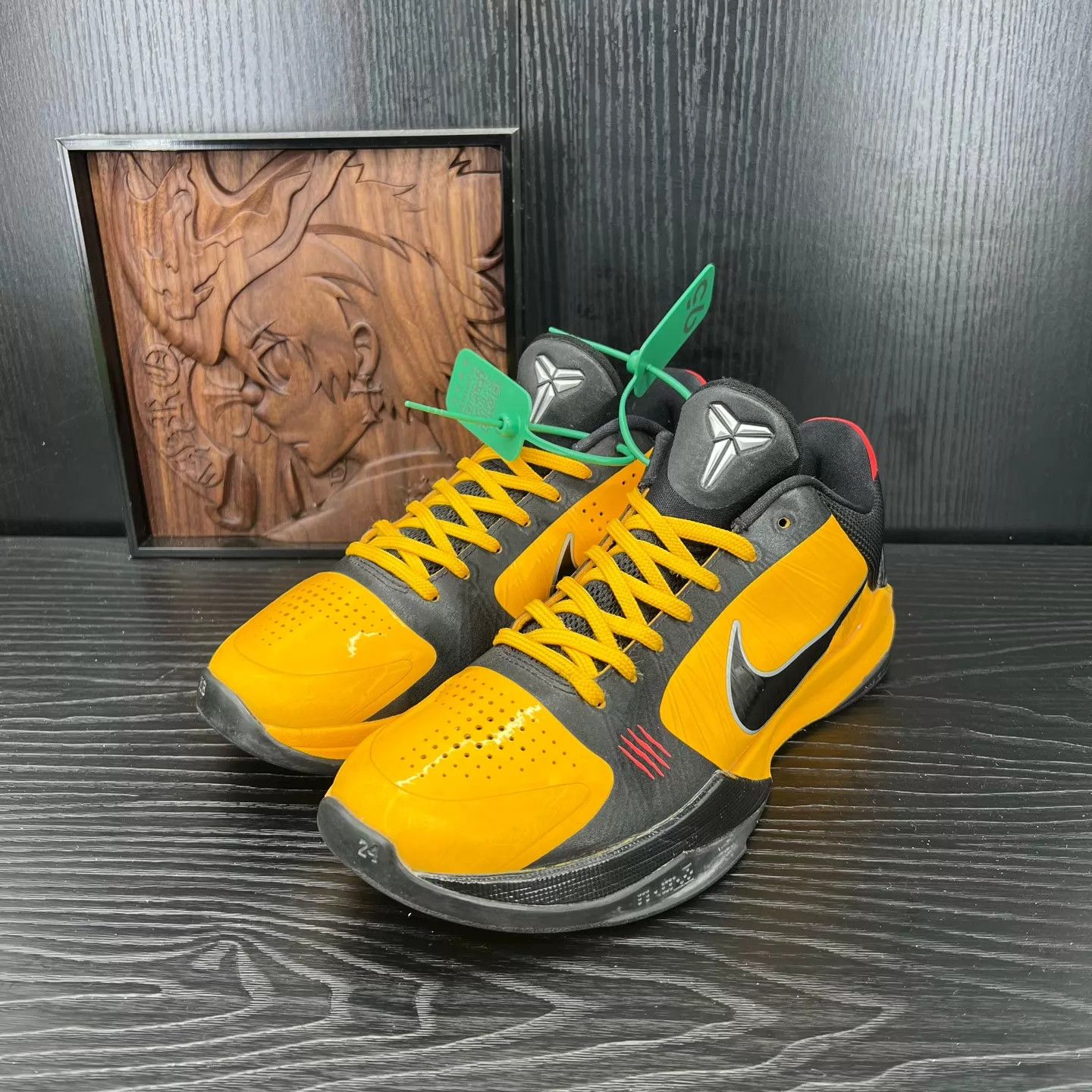 Nike ZK5 Bruce Lee Black/Yellow 41 Mint Size US 8 / EU 41 - 1 Thumbnail