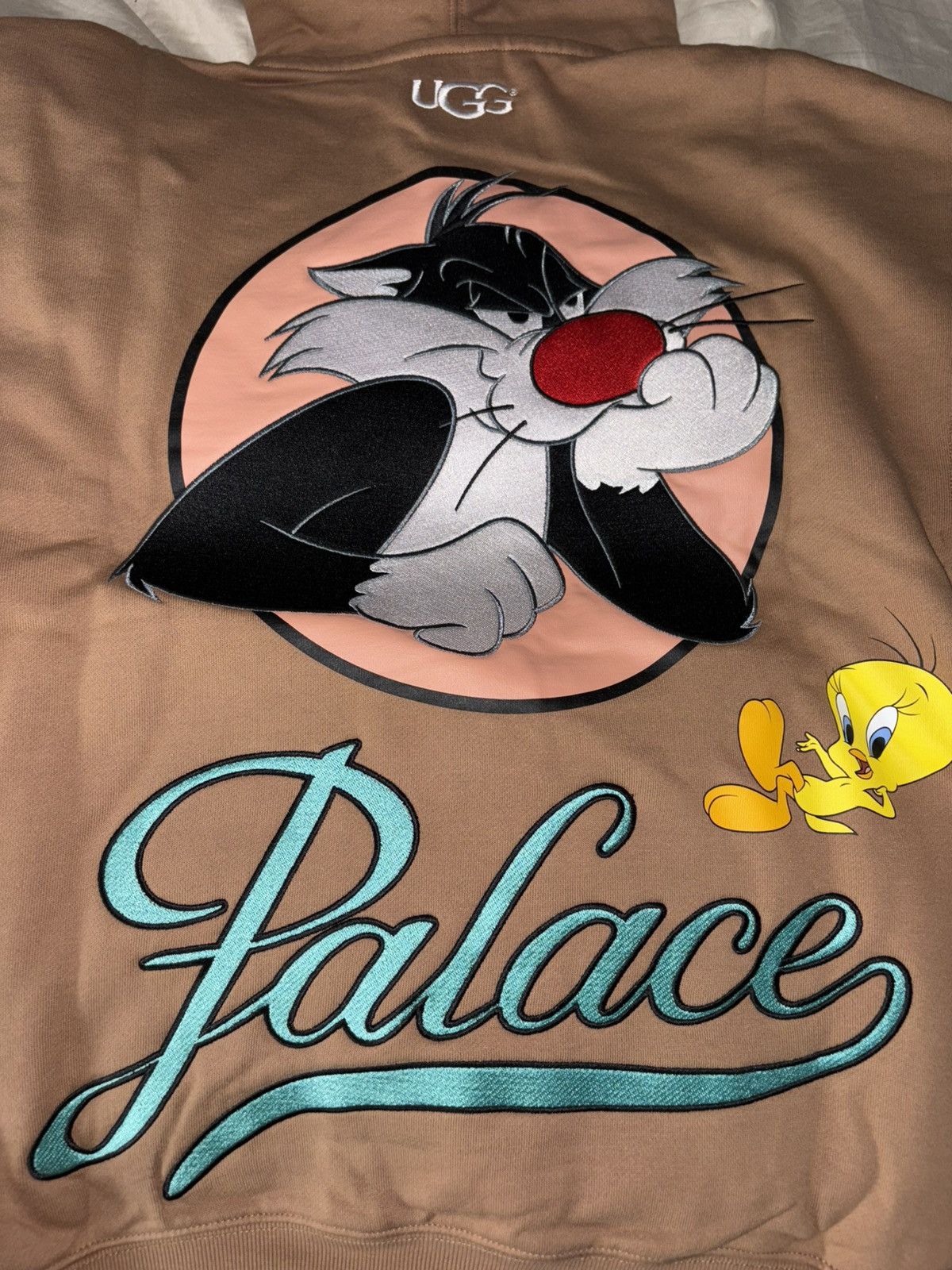 Palace × Ugg Palace x UGG x Looney Tunes Palath Hoodie Brown Size US XL / EU 56 / 4 - 2 Thumbnail