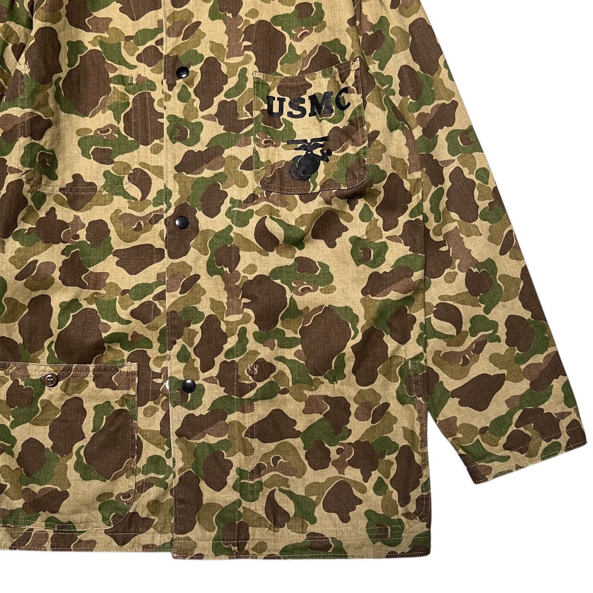 Vintage 🔥 VINTAGE REPRO USMC FROGSKIN REVERSIBLE MILITARY JACKET Size US S / EU 44-46 / 1 - 11 Thumbnail