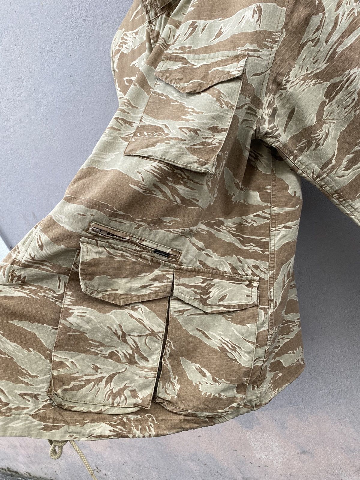 Post Overalls 🔥RARE🔥 Vintage Post Overalls Tiger Stripes Military Jacket Size US M / EU 48-50 / 2 - 10 Thumbnail