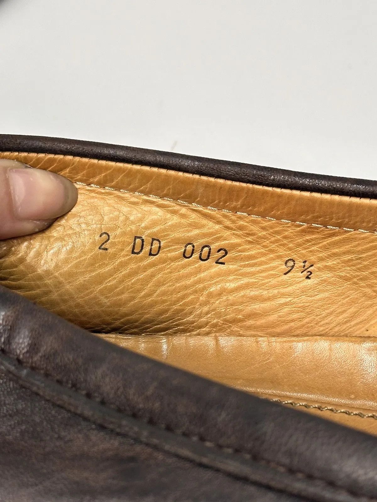 Vintage Prada Shoes Brown Leather Vintage Design luisvuitton Style Size US 9.5 / EU 42-43 - 11 Thumbnail