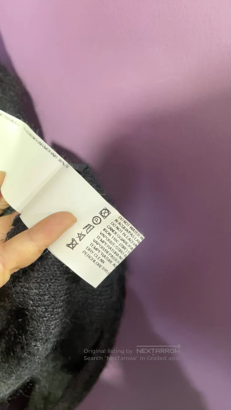 Rick Owens Rick Owens Grey half turtleneck mohair silk mulberry silk Size S / US 4 / IT 40 - 5 Thumbnail