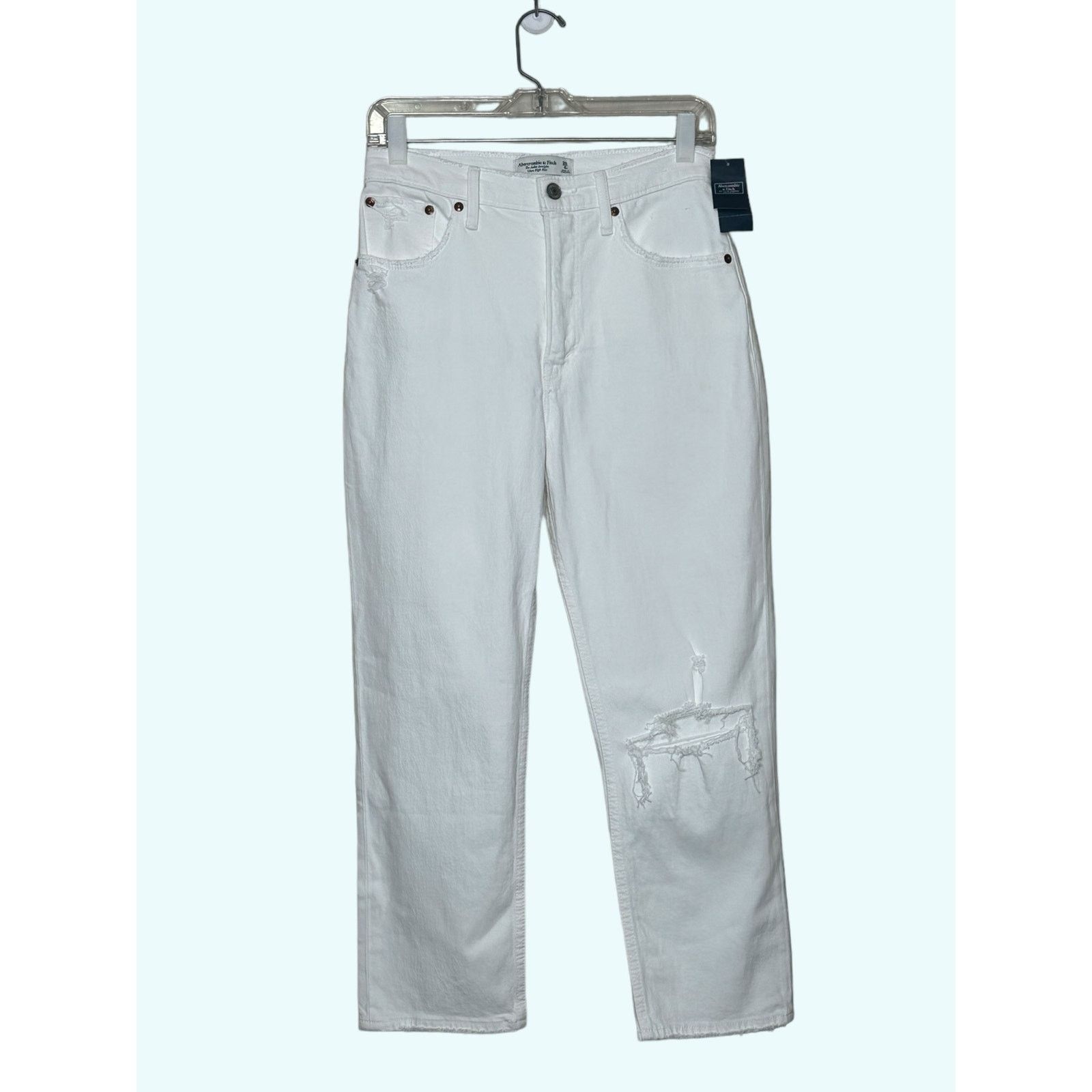 Abercrombie & Fitch Abercrombie & Fitch the ankle high rise jeans size 6 Size 28" / US 6 / IT 42 - 1 Thumbnail