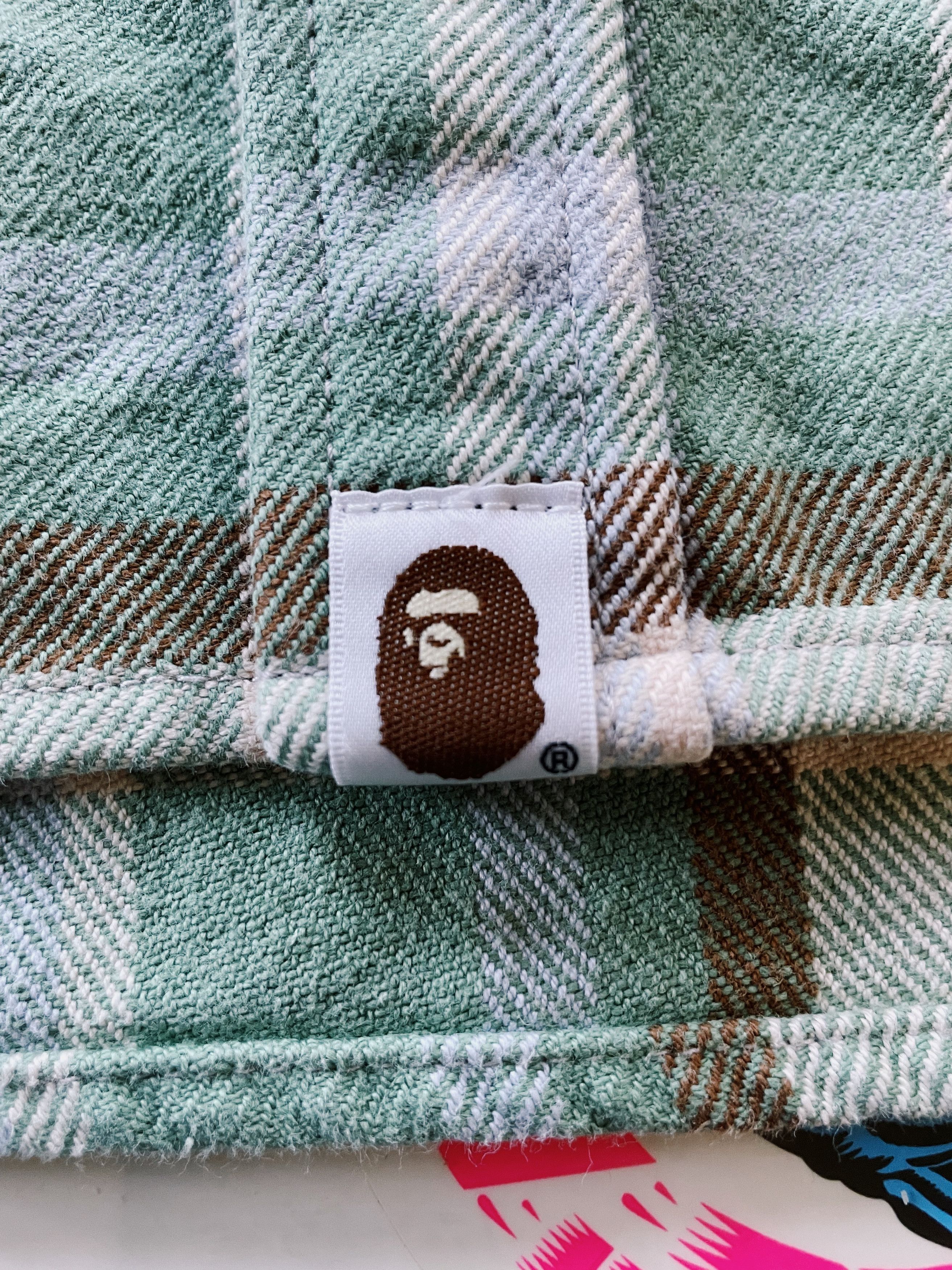 Bape Bape A Bathing Ape Check Plaid Flannel Shirt Size US M / EU 48-50 / 2 - 6 Thumbnail