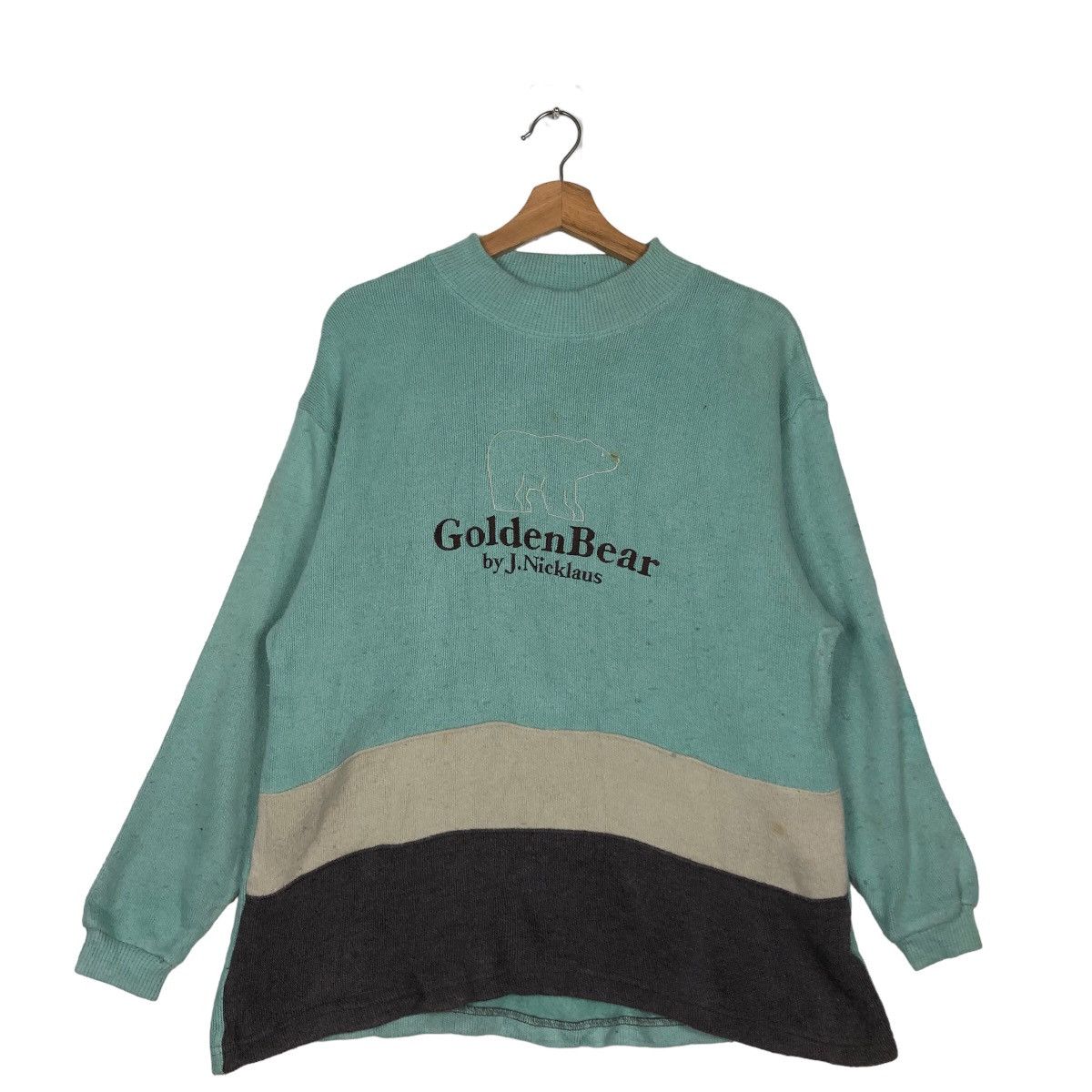 Japanese Brand 🔥90’s Vintage Golden Bear Paris Sweatshirt Big Logo Size US M / EU 48-50 / 2 - 2 Thumbnail