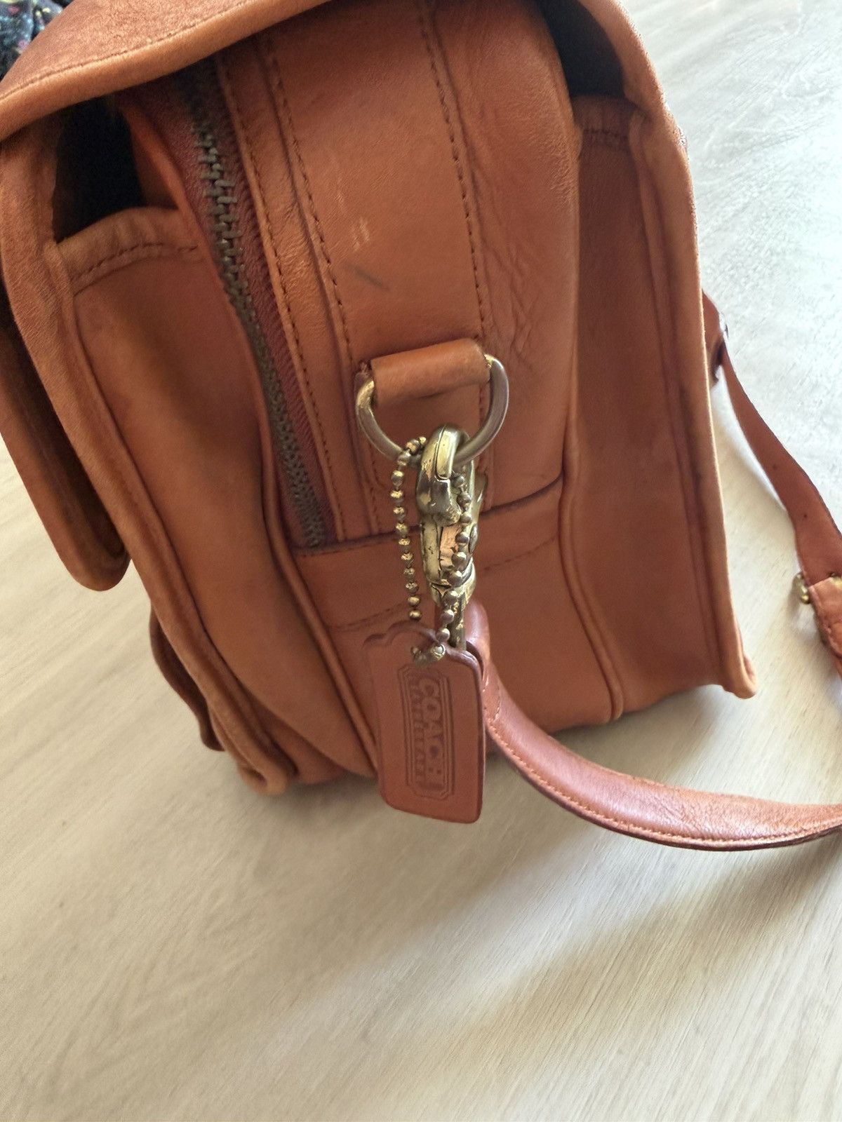 Coach Vintage Coach 5279 Brown Leather Messenger Bag Leather Size ONE SIZE - 5 Thumbnail