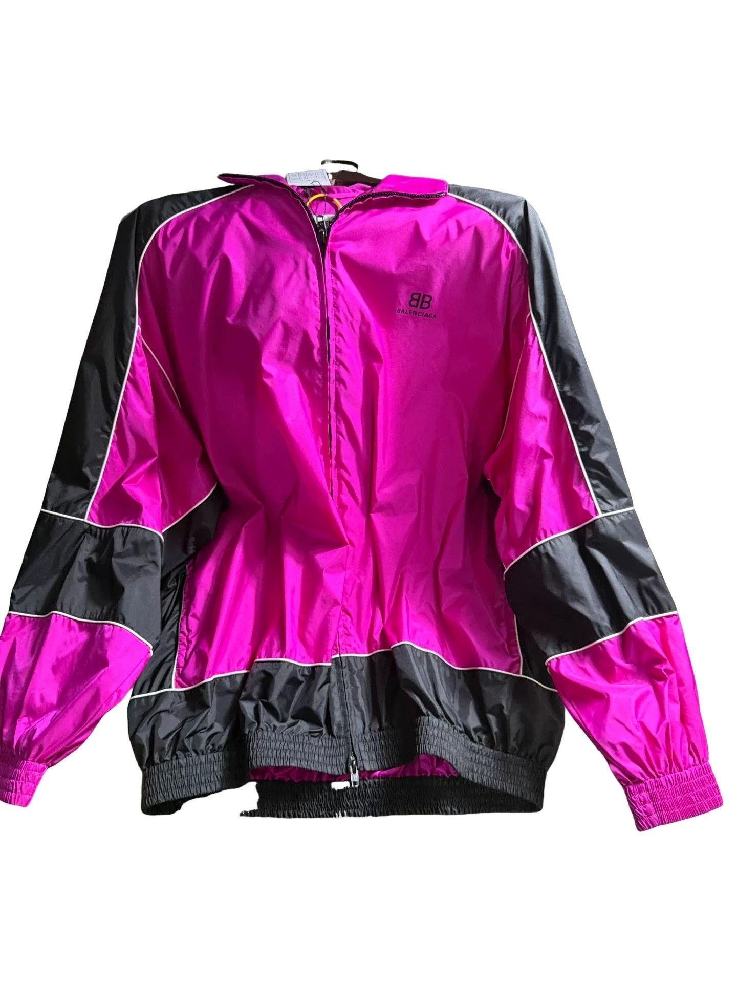 Balenciaga Balenciaga Pink Colorblock Track Jacket 36 Size XS / US 0-2 / IT 36-38 - 1 Thumbnail