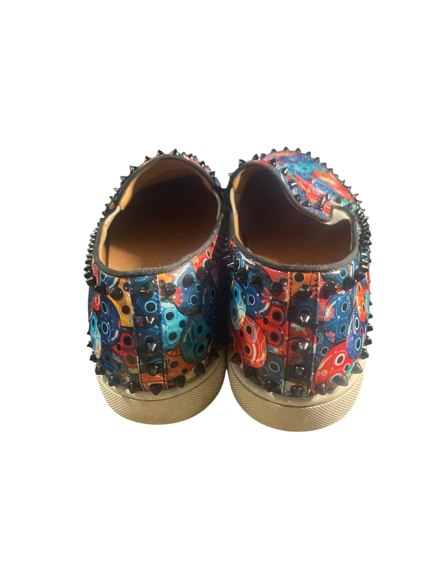 Christian Louboutin Christian Louboutin Roller Boat Skull Spikes Slip-On SZ 44 Size US 10.5 / EU 43-44 - 12 Thumbnail