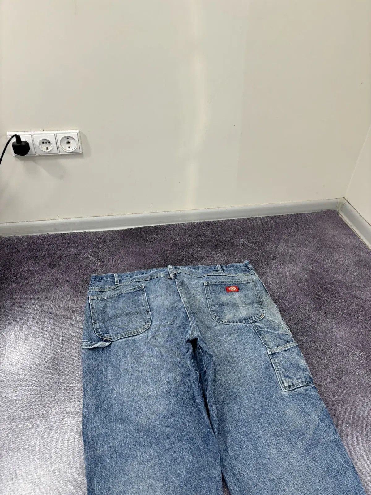 Dickies × Vintage Vintage Dickies Y2K Skate Faded Light Blue Hype Baggy Jeans Size US 44 / EU 60 - 3 Thumbnail