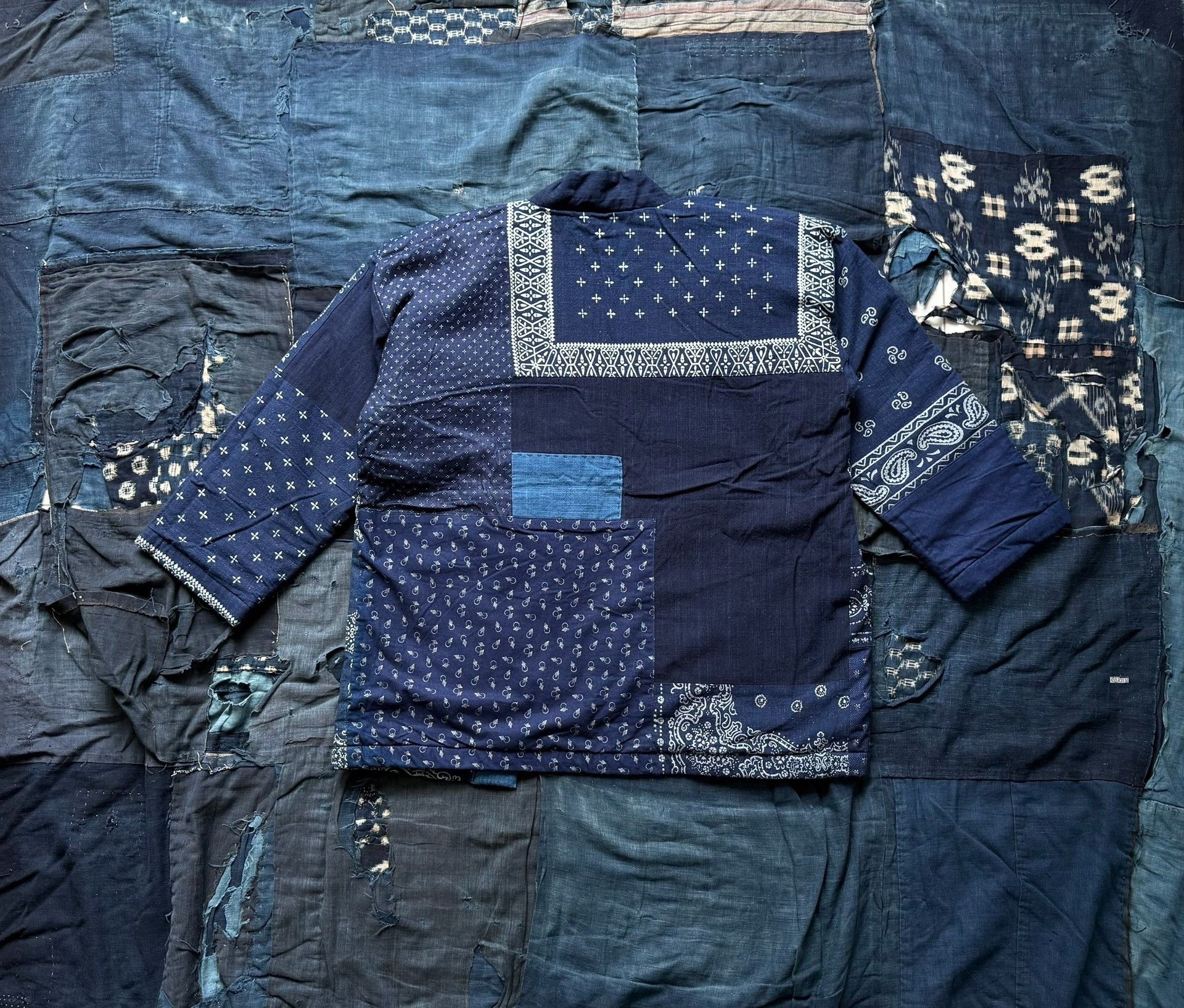 Soulive Soulive Distressed Vintage Cotton Robe Jacket Size US M / EU 48-50 / 2 - 3 Thumbnail