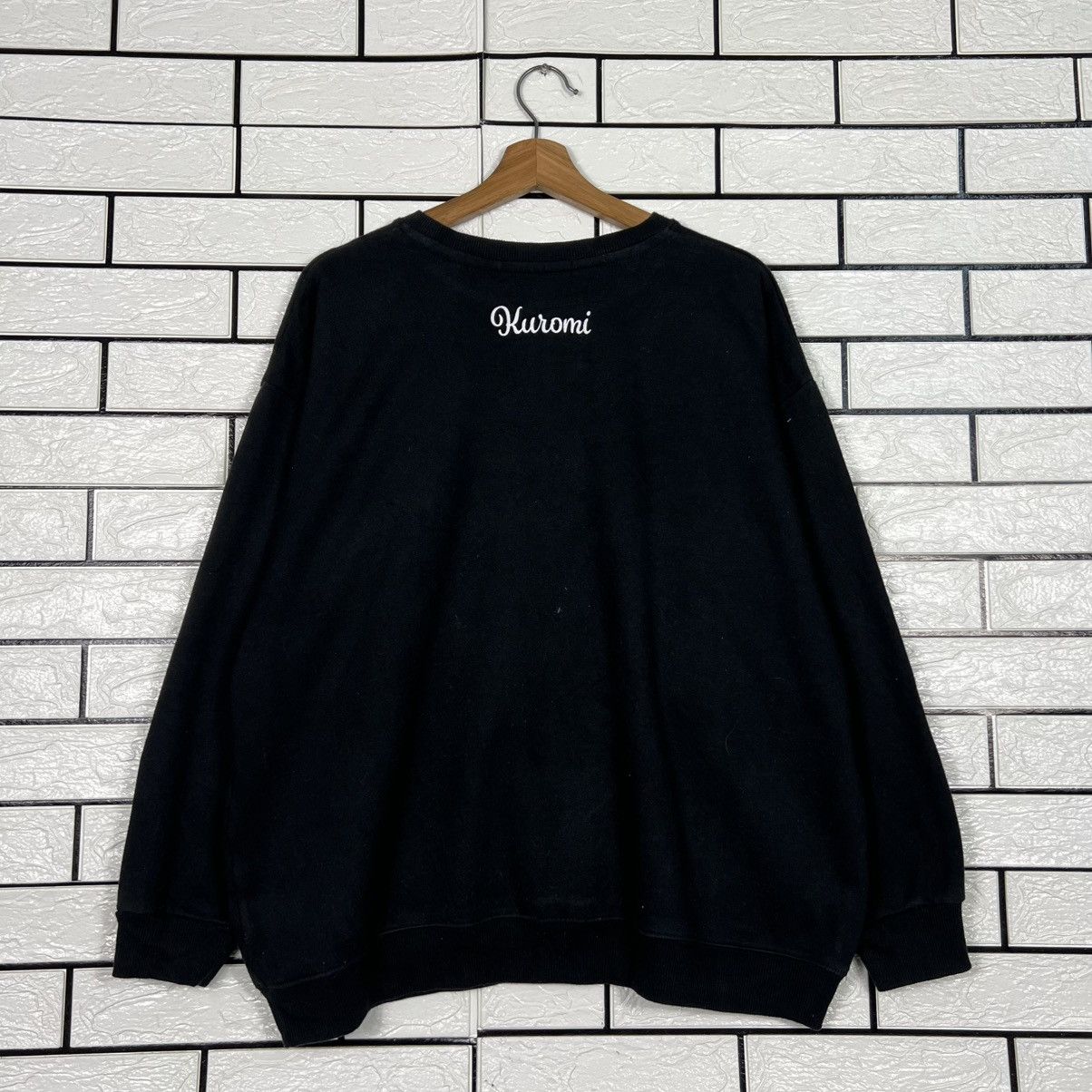Japanese Brand KUROMI Graphic Big Logo Crewneck Sweatshirt #3951-C180 Size US L / EU 52-54 / 3 - 13 Thumbnail