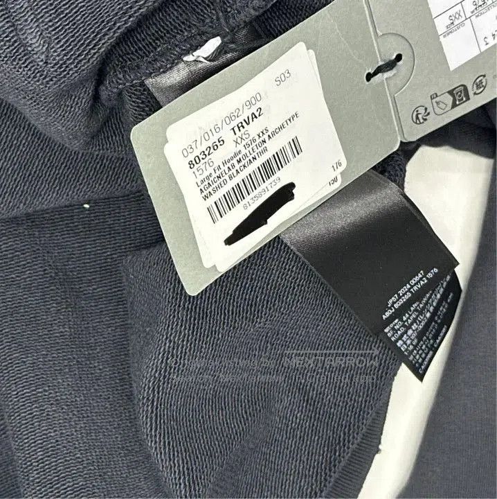 Balenciaga Balenciaga Gray Logo Print Oversized Hoodie. Size US XXS / EU 40 - 3 Thumbnail