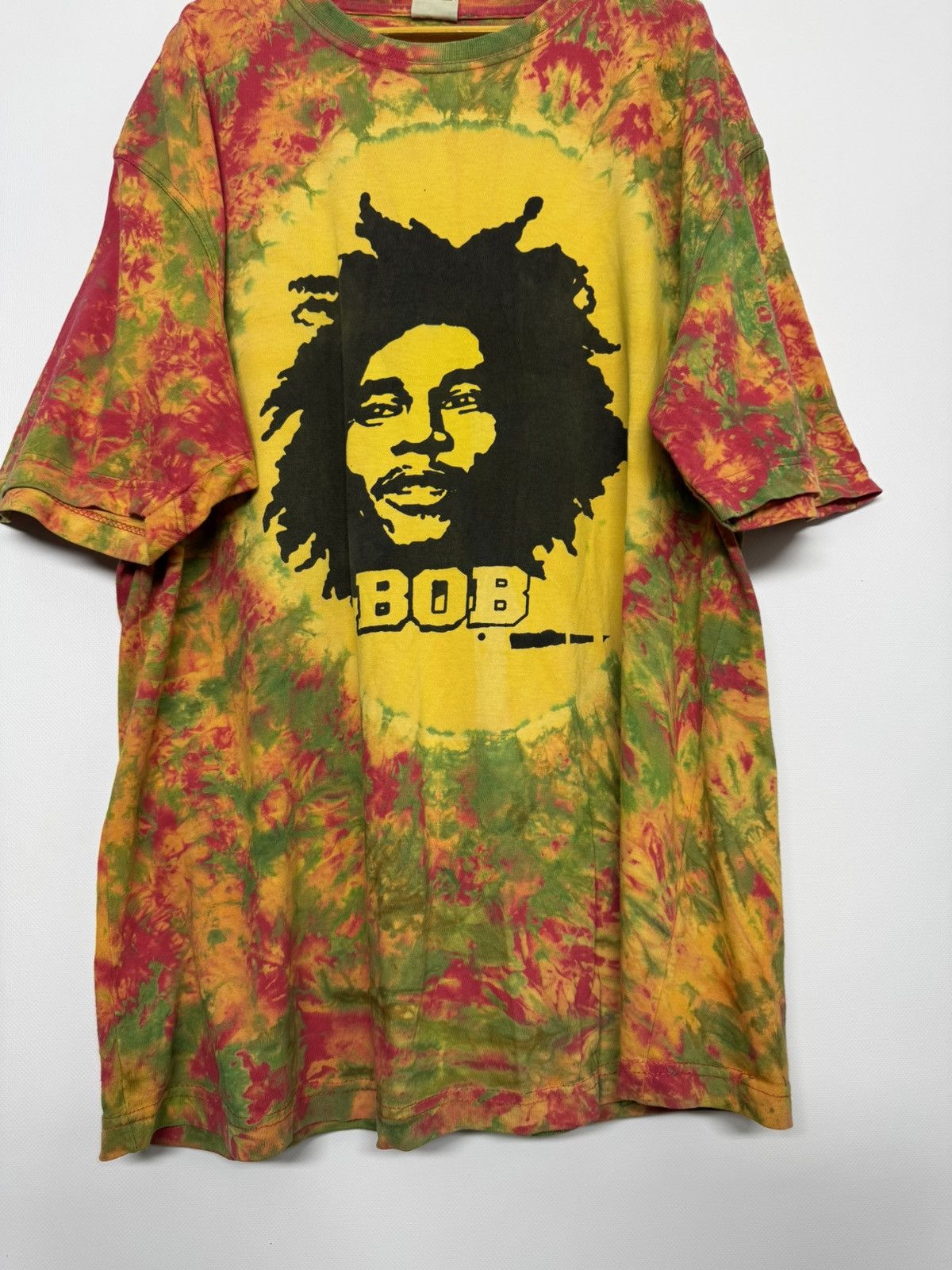 Bob Marley Vintage 00s Bob Marley Jamaica one love one heart tshirt Size US XL / EU 56 / 4 - 7 Thumbnail