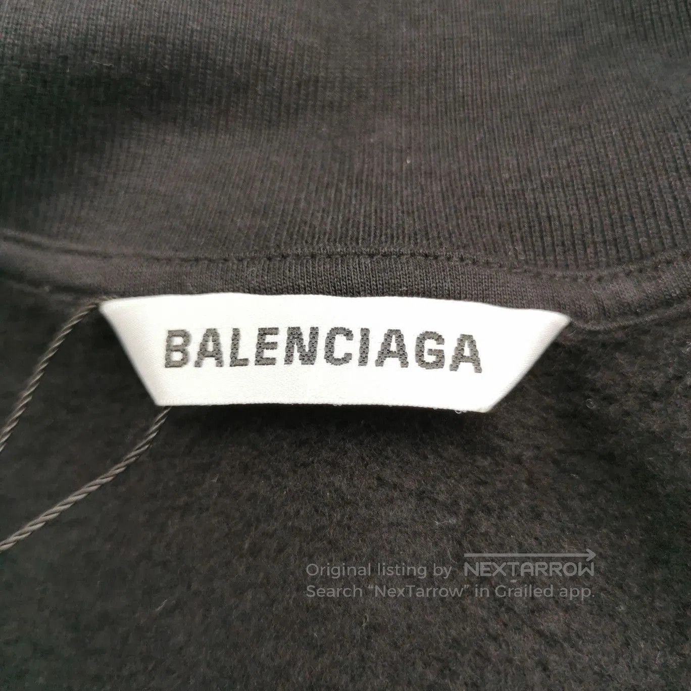Balenciaga Balenciaga S Size Black Letter Logo Crewneck Sweatshirt. Size S / US 4 / IT 40 - 5 Thumbnail