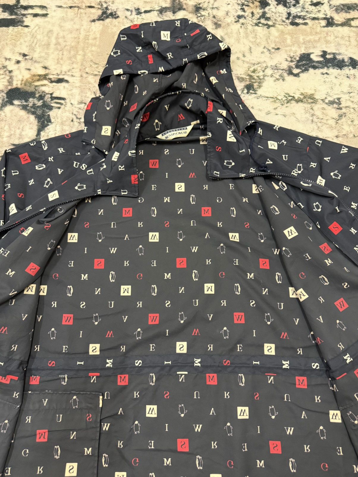 Grand Slam Munsingwear GrandSlam Fullprint Oversized Rain Jacket Hoodie Size US L / EU 52-54 / 3 - 10 Thumbnail