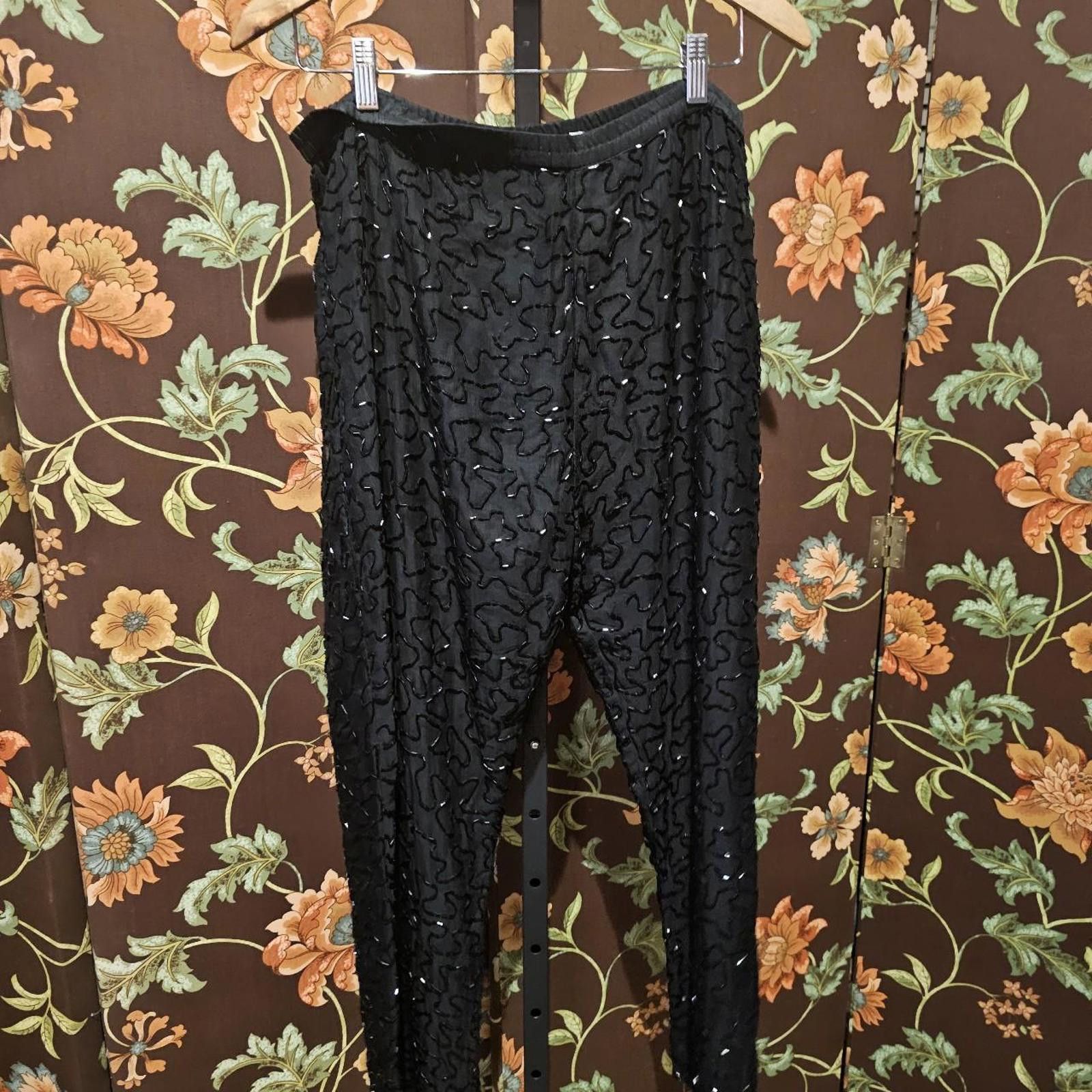 Other Women's Black Beaded Suit Size S / US 4 / IT 40 - 2 Thumbnail
