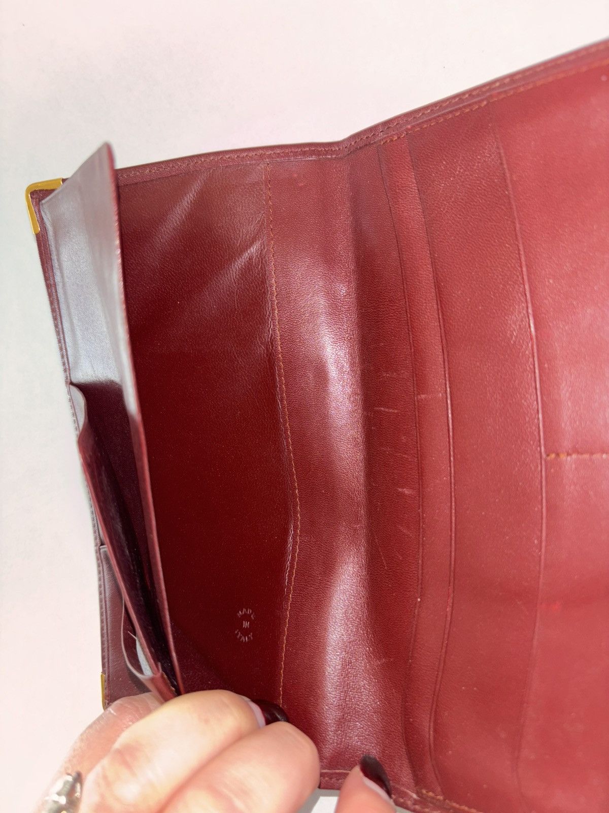 Cartier Cartier Burgundy Bifold Size ONE SIZE - 3 Thumbnail