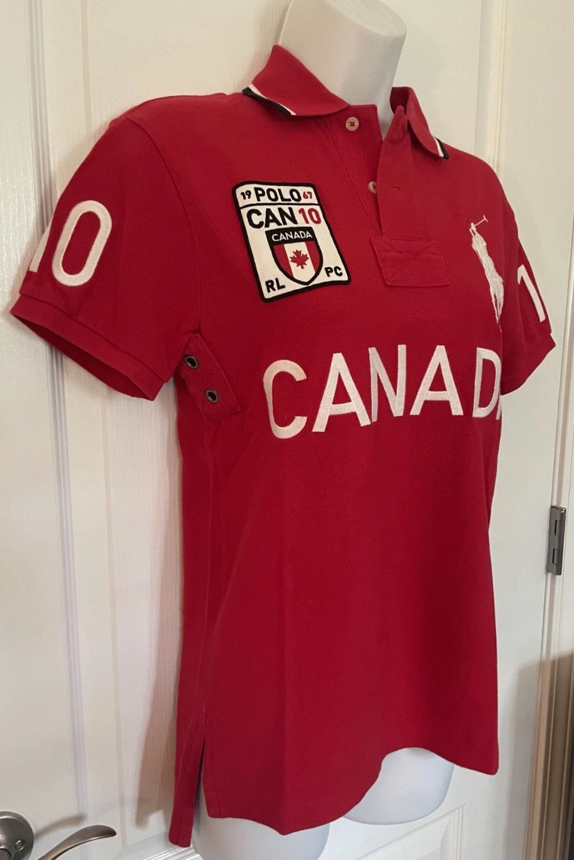 Polo Ralph Lauren *RARE* Polo Ralph Lauren Canada Shirt Size US XS / EU 42 / 0 - 2 Thumbnail