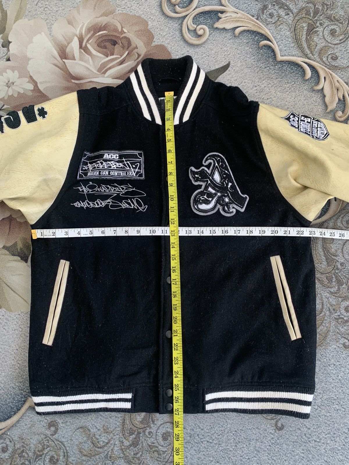 Japanese Brand Vtg ACC Asian Can Controlerz Varsity Jacket Size US L / EU 52-54 / 3 - 16 Thumbnail