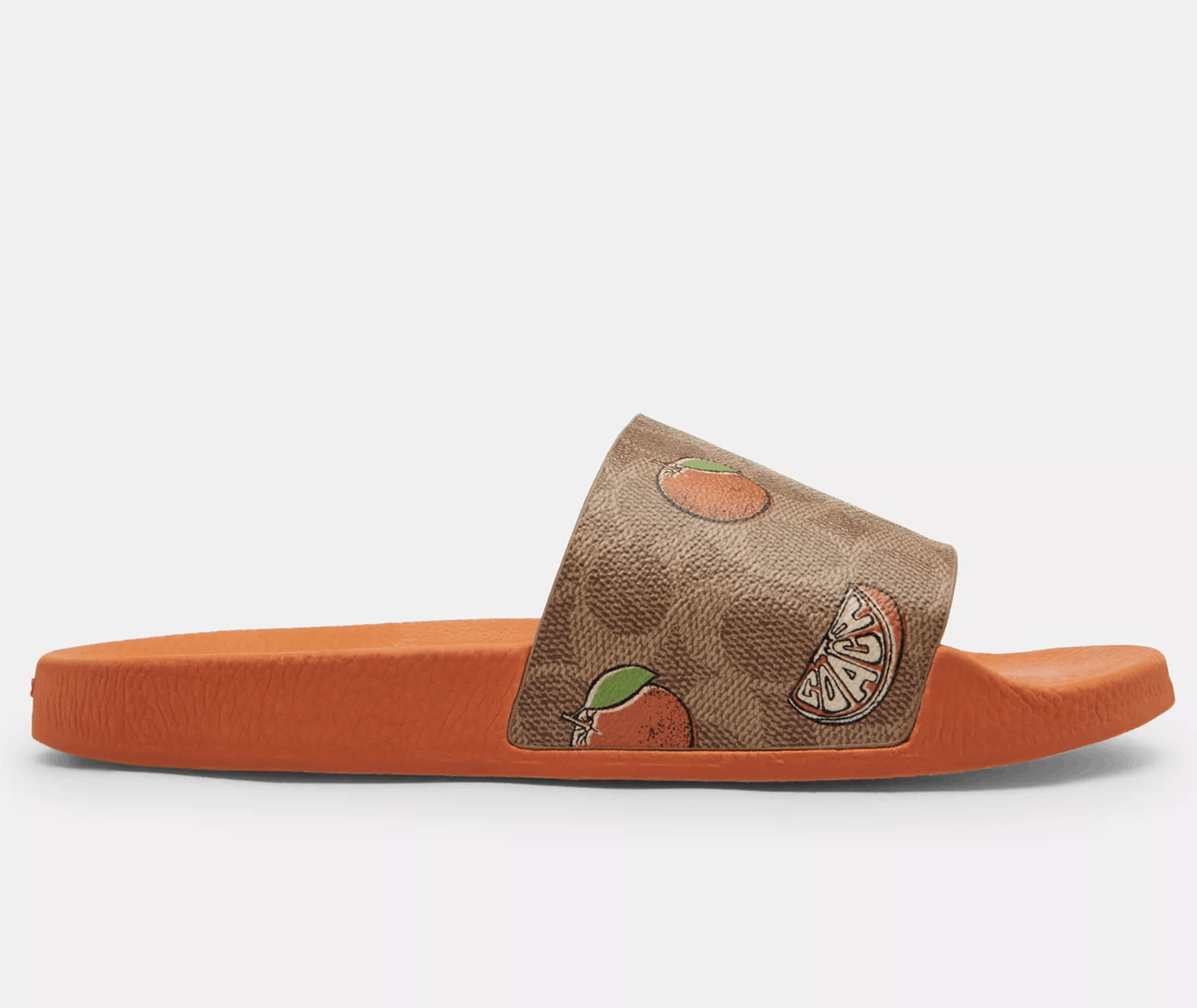Coach Udele Sport Slide In Signature Canvas With Fruit Print CAR29 Size US 11 / IT 41 - 5 Thumbnail