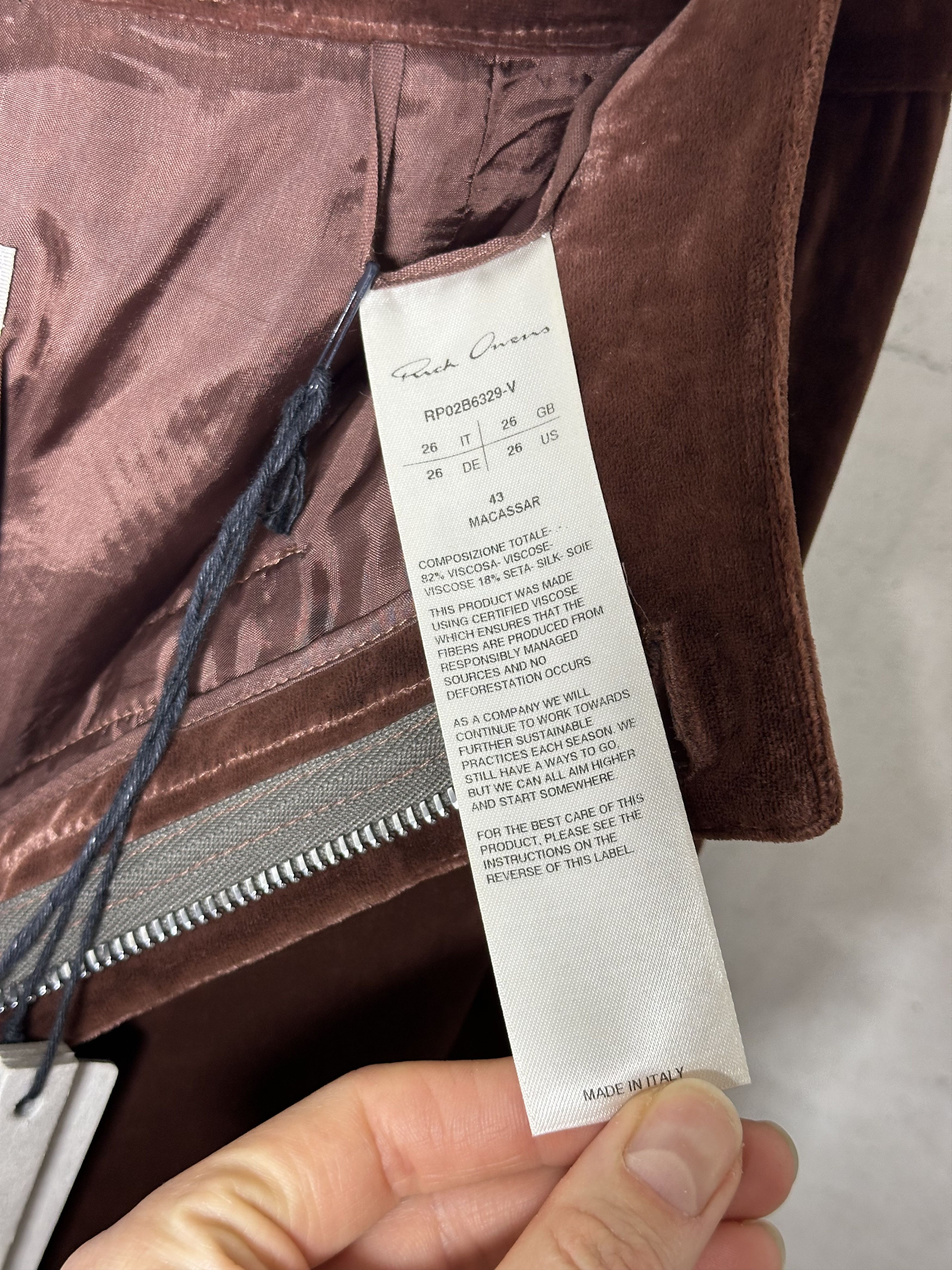 Rick Owens Rick Owens Brown Bolan Bootcut Trousers Size 26" / US 2 / IT 38 - 12 Thumbnail