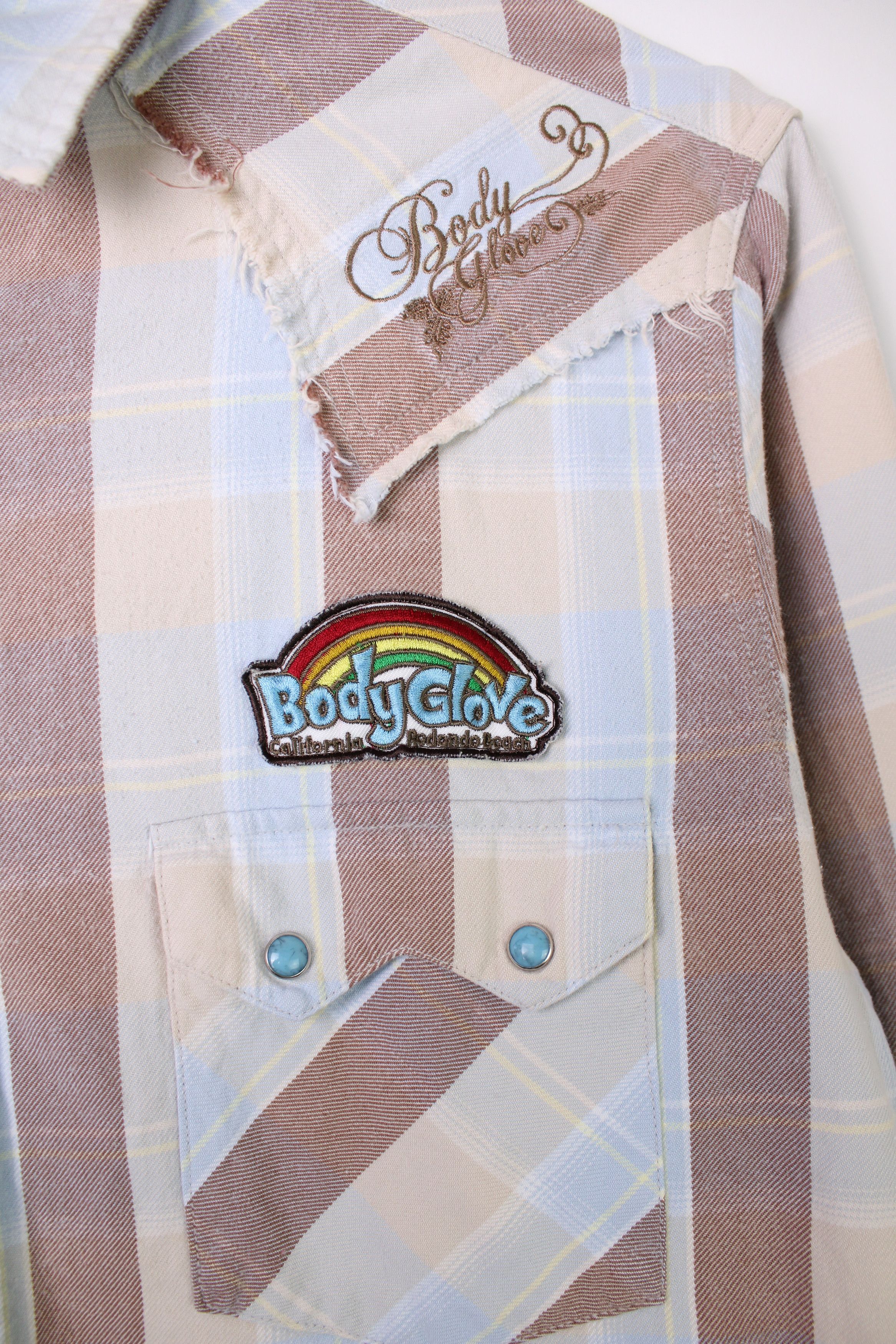 Body Glove Vintage Bodyglove Checkered Flannel Shirt Large Size US L / EU 52-54 / 3 - 3 Thumbnail