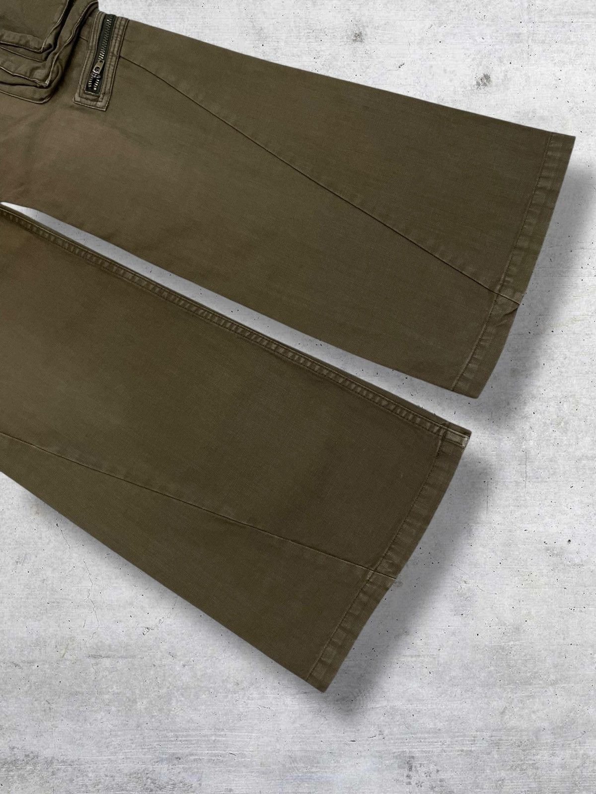 Japanese Brand VINTAGE TAKEO KIKUCHI JAPAN DESIGNER OG CARGO FLARED DENIM Size US 30 / EU 46 - 4 Thumbnail
