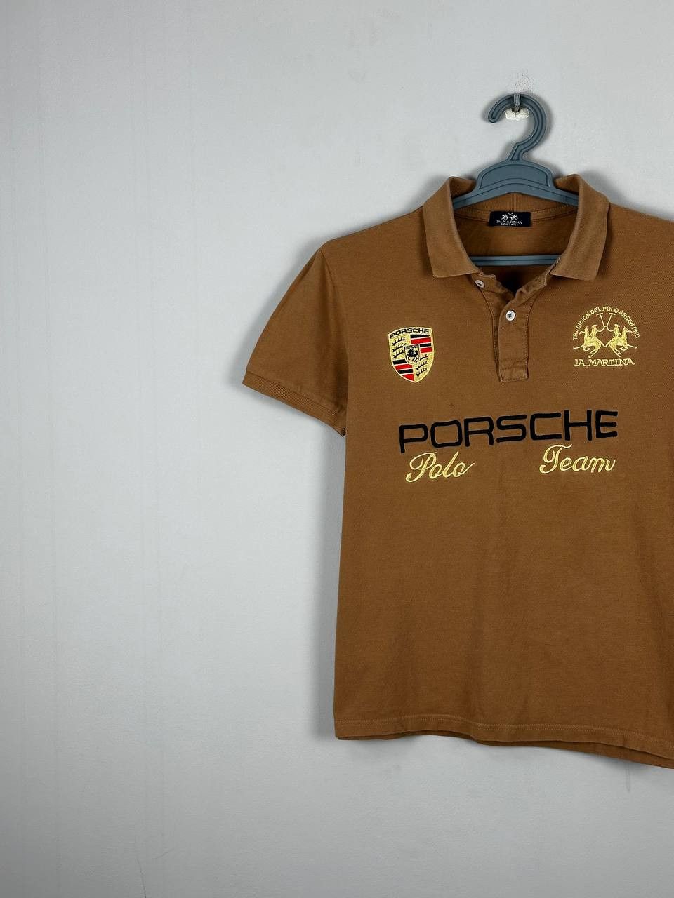 Vintage La Martina Porsche Polo t-shirt mens size M Size US M / EU 48-50 / 2 - 2 Thumbnail
