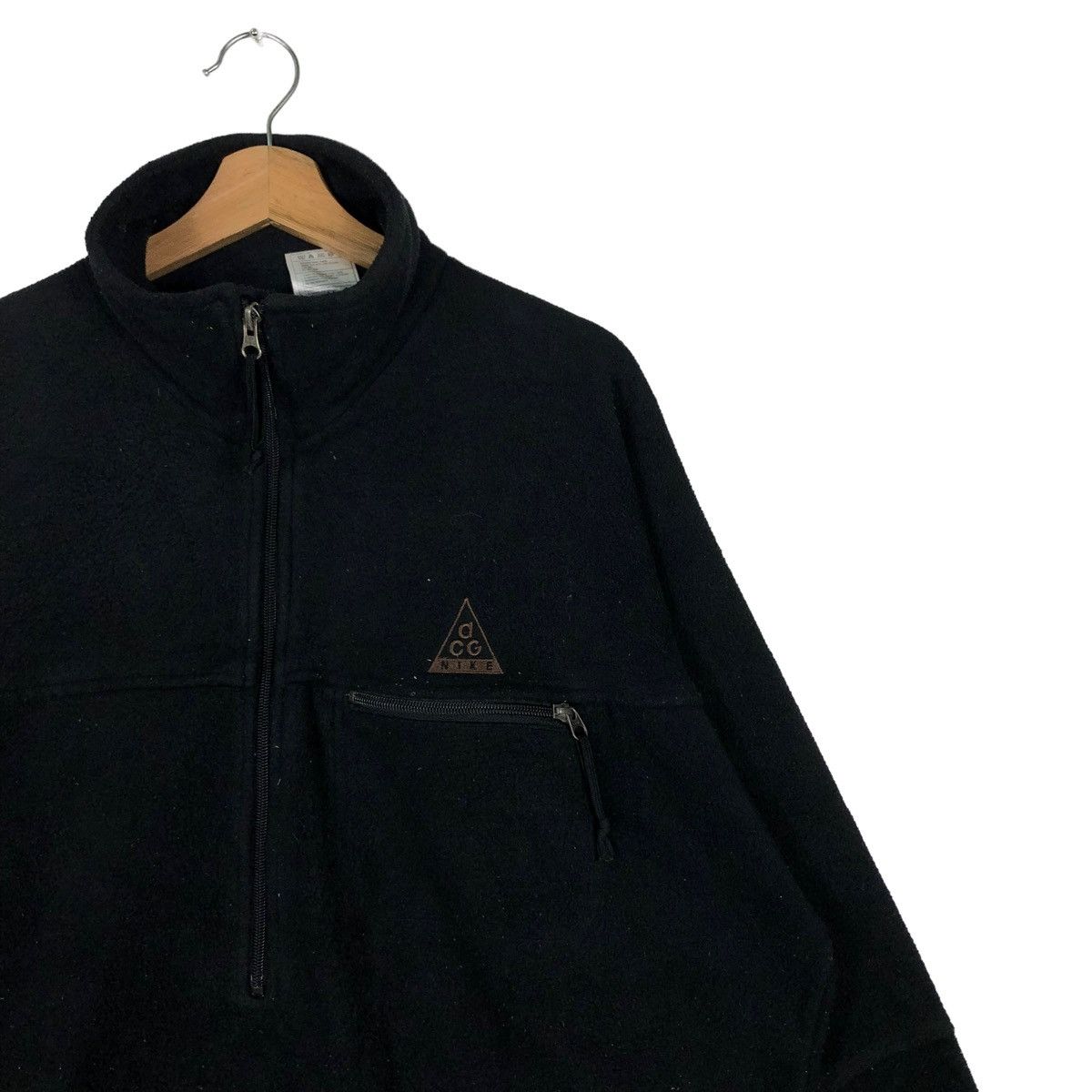 Nike ACG 🔥Iconic Black Vintage Fleece Pull Over Jacket Nike ACG Size US L / EU 52-54 / 3 - 5 Thumbnail
