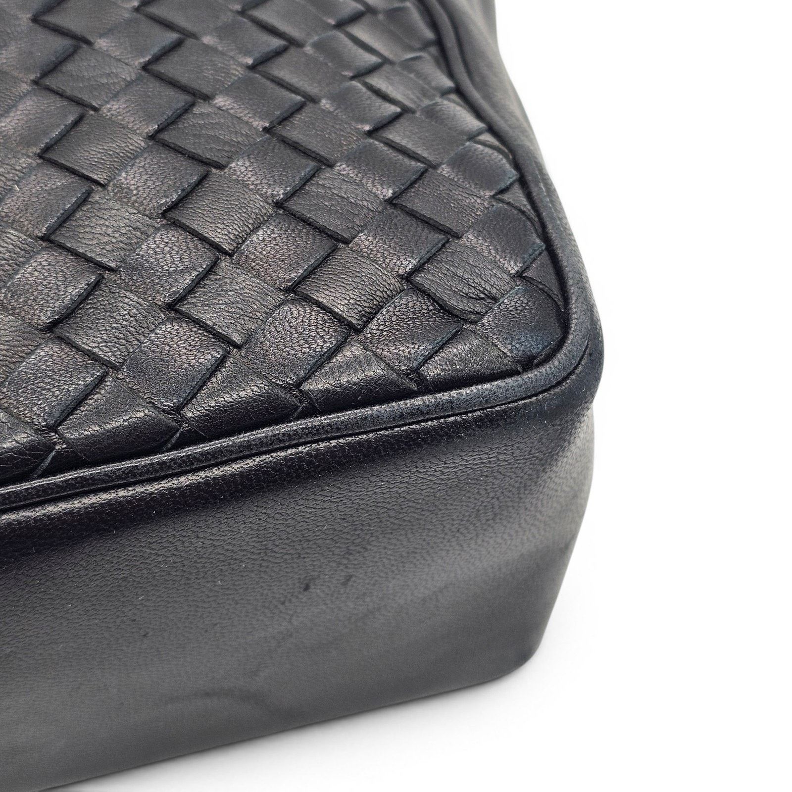 Bottega Veneta Tote Bag Black Nappa Leather Intrecciato Parachute Woven Size ONE SIZE - 5 Thumbnail