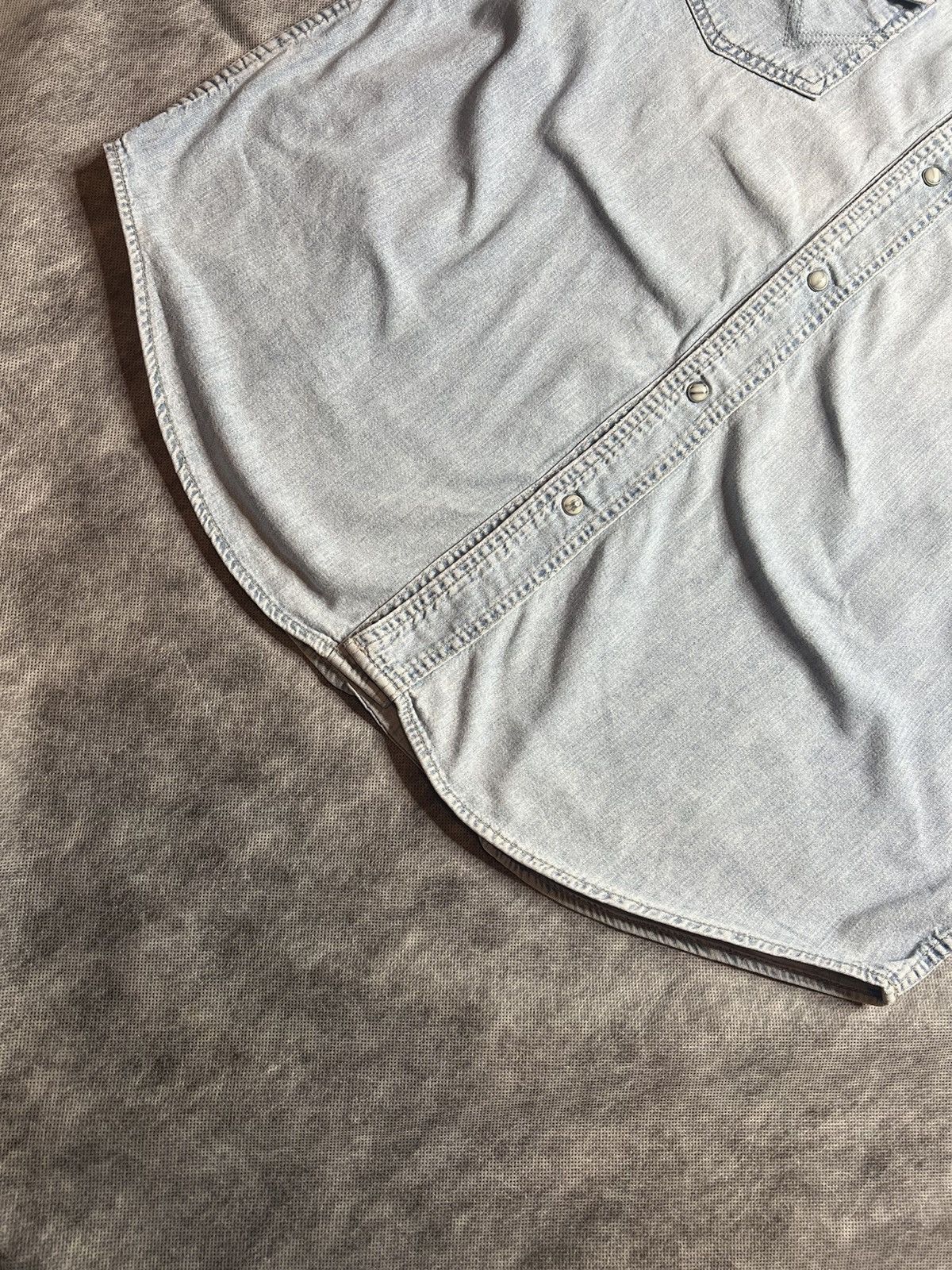 Wrangler Vintage Wrangler Denim Shirt Size US XXL / EU 58 / 5 - 4 Thumbnail