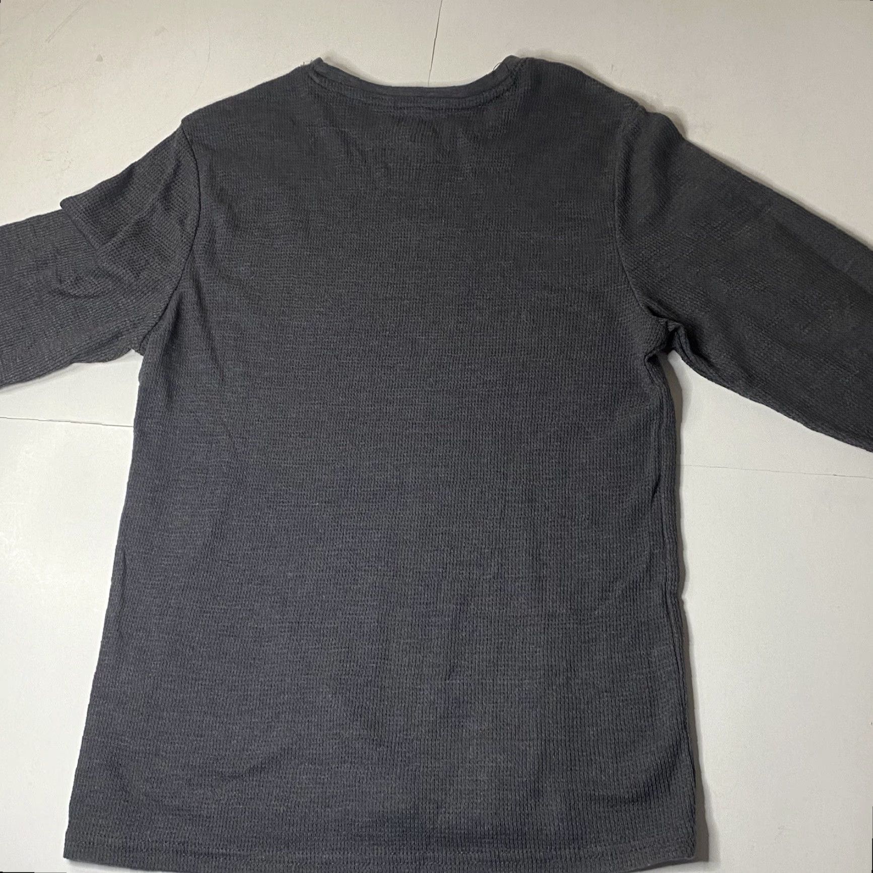 Vintage VINTAGE US Polo Assn Waffle-Knit Shirt Unisex Adults Small Gray Thermal Long Sleeve Pullover Crew Neck Size US S / EU 44-46 / 1 - 7 Thumbnail