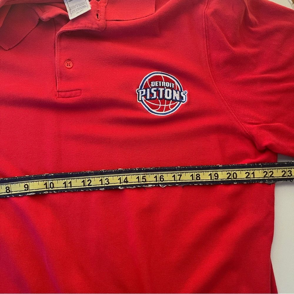 NBA NBA Detroit Pistons Polo Shirt Men’s Red XXL 2XL Size US L / EU 52-54 / 3 - 6 Thumbnail