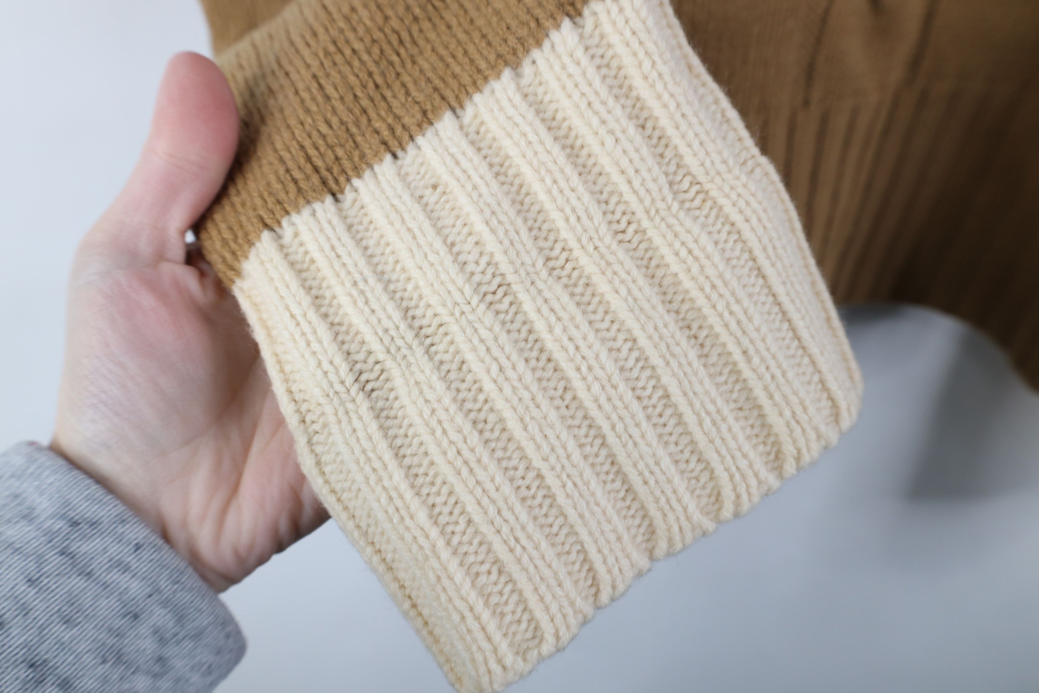 DKNY Vintage 90s Y2K DKNY Cropped Lambswool Turtleneck Sweater Size L / US 10 / IT 46 - 6 Thumbnail