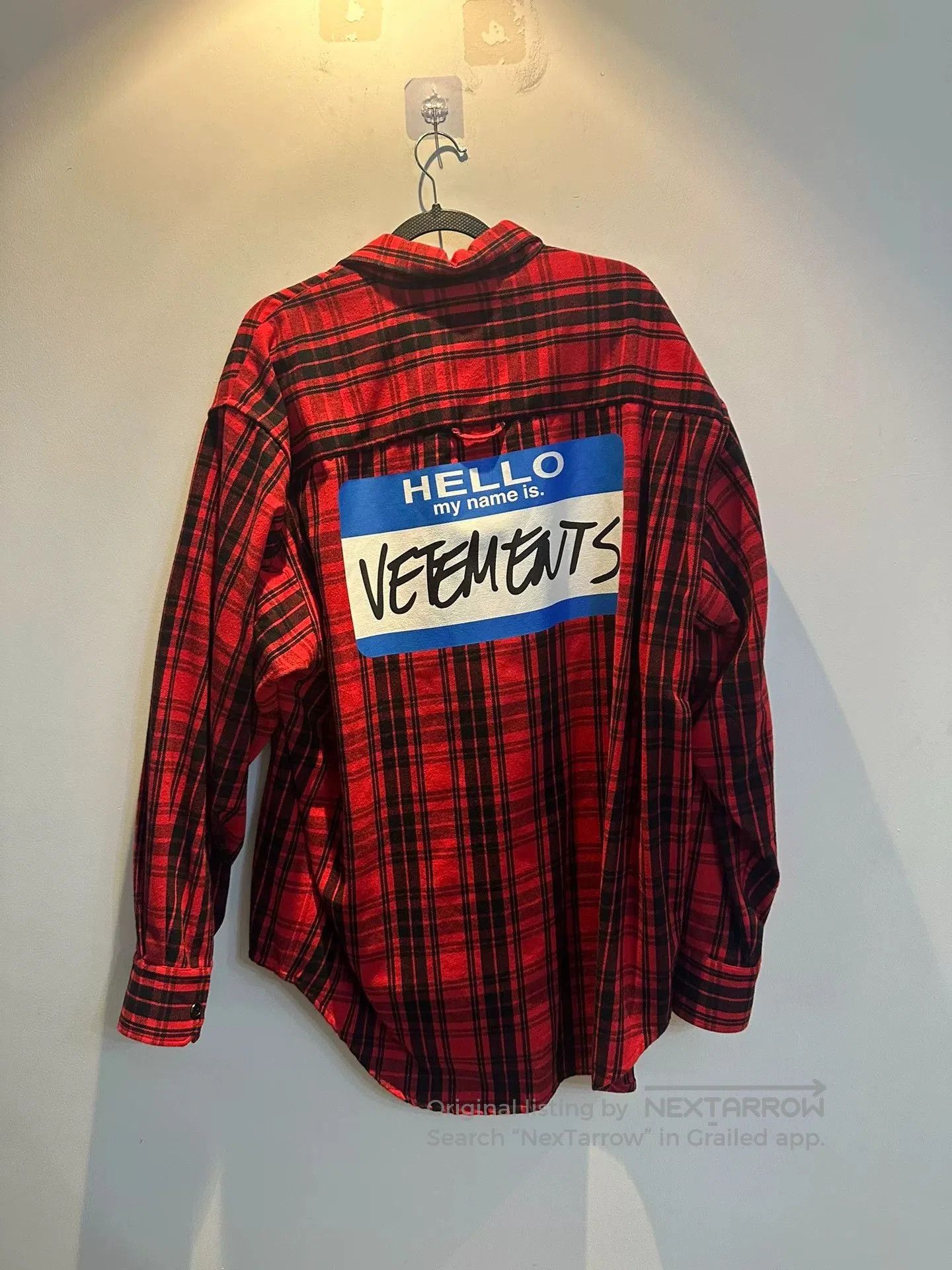 Vetements vetements fw21 red plaid shirt. Size US S / EU 44-46 / 1 - 2 Thumbnail